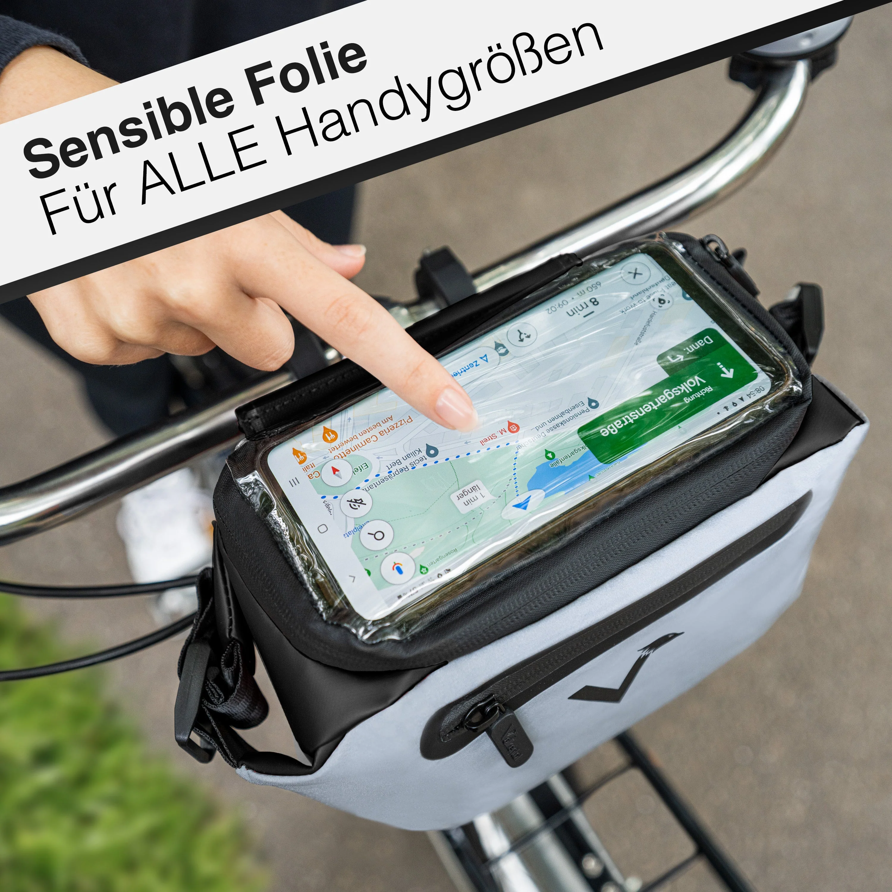 3in1 City Bag - Multifunktionale & reflektierende Lenkertasche | Bundle - Image 5