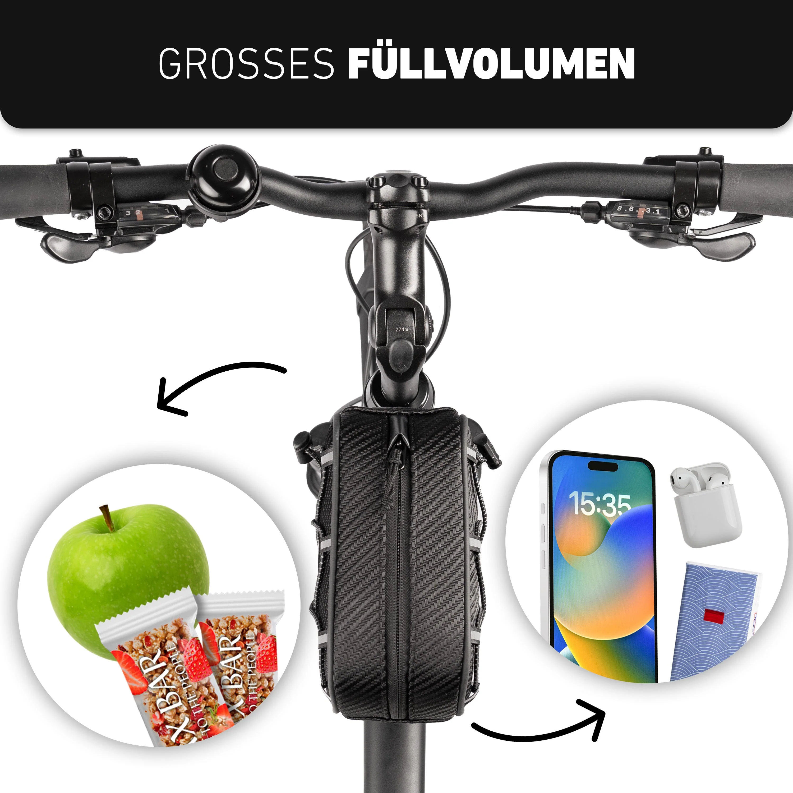 Frame Bag – Oberrohrtasche mit innovativem Adapter | Bundle - Image 10