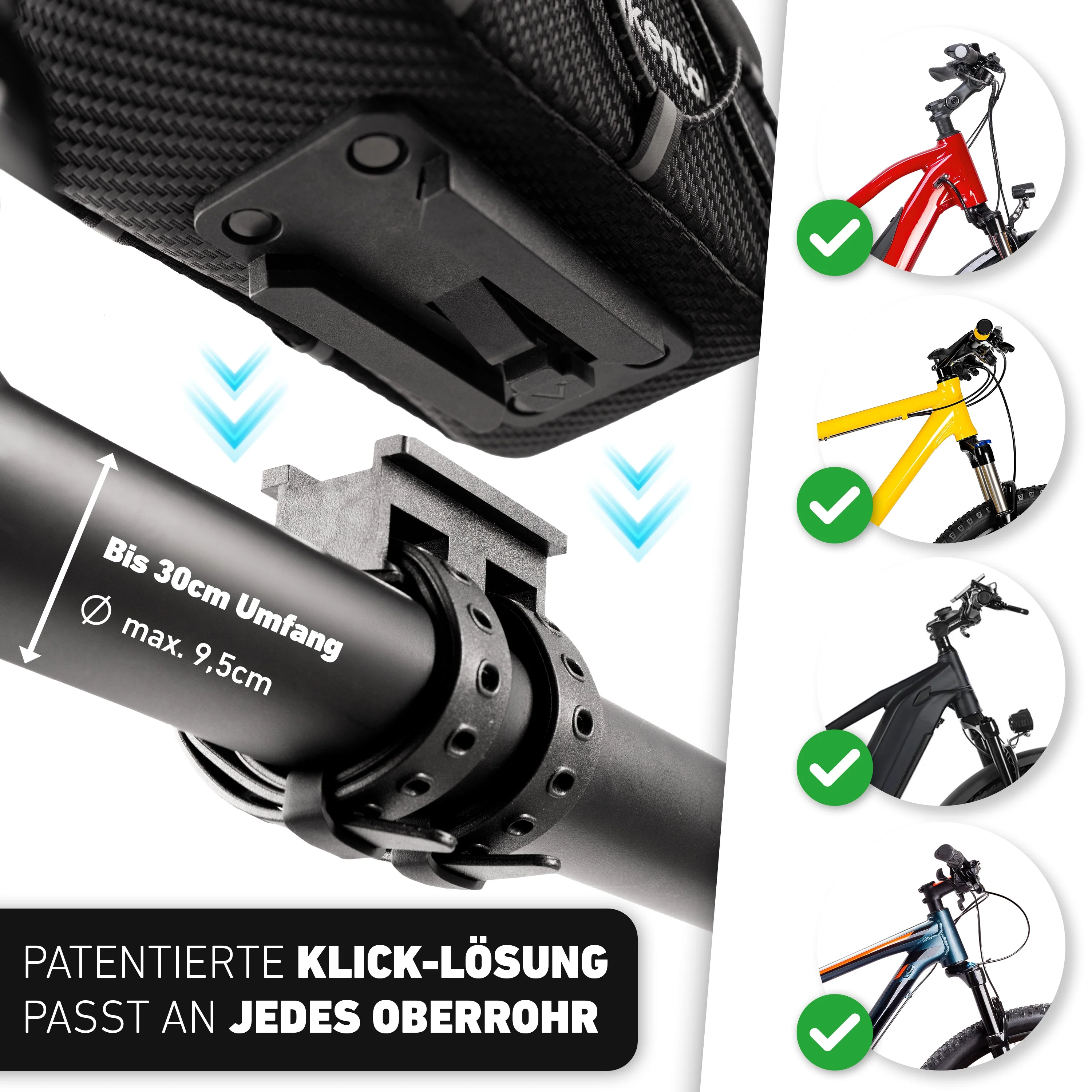 Frame Bag – Oberrohrtasche mit innovativem Adapter | Bundle - Image 12