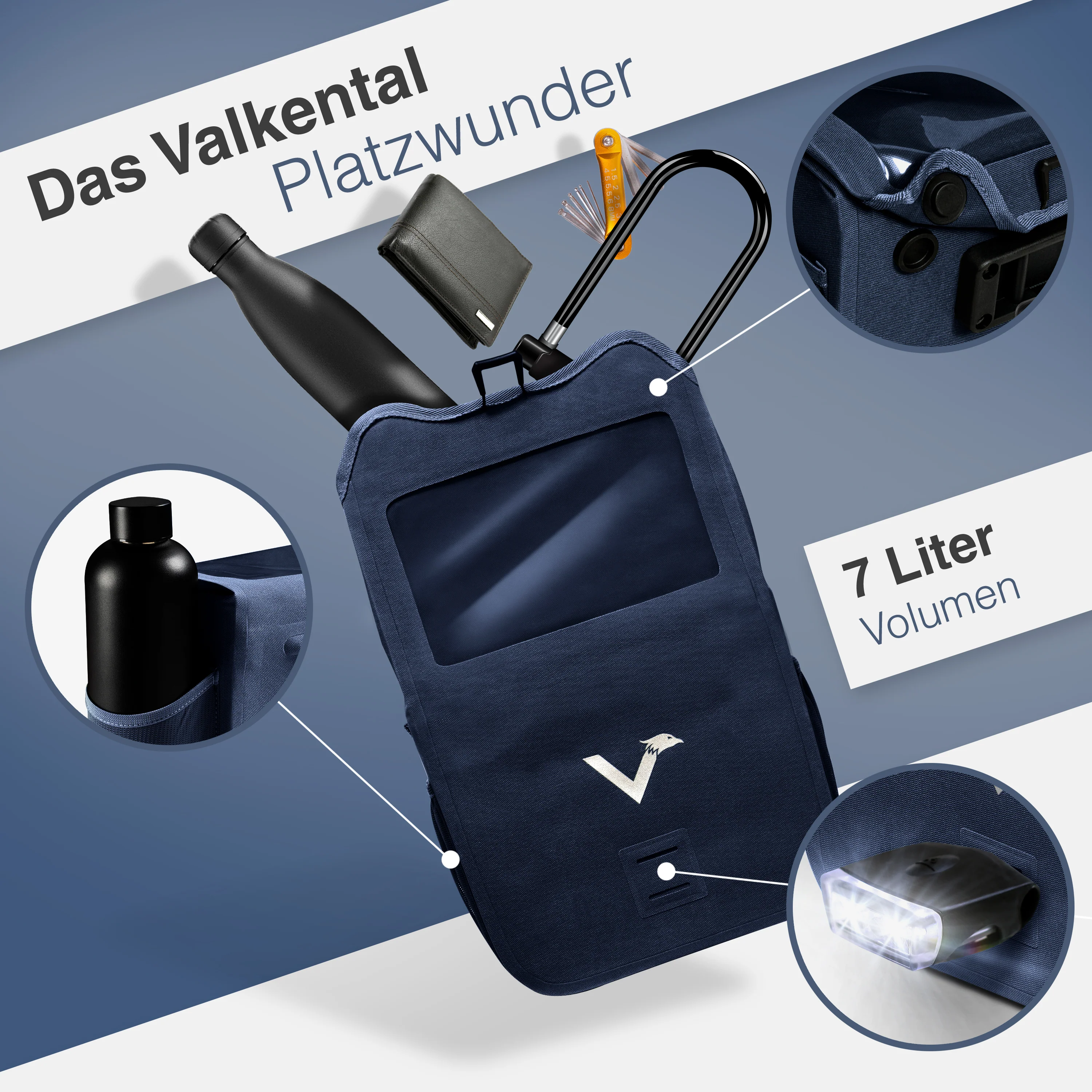 Front Pack - Robuste & wasserdichte Lenkertasche - B-Ware - Image 5