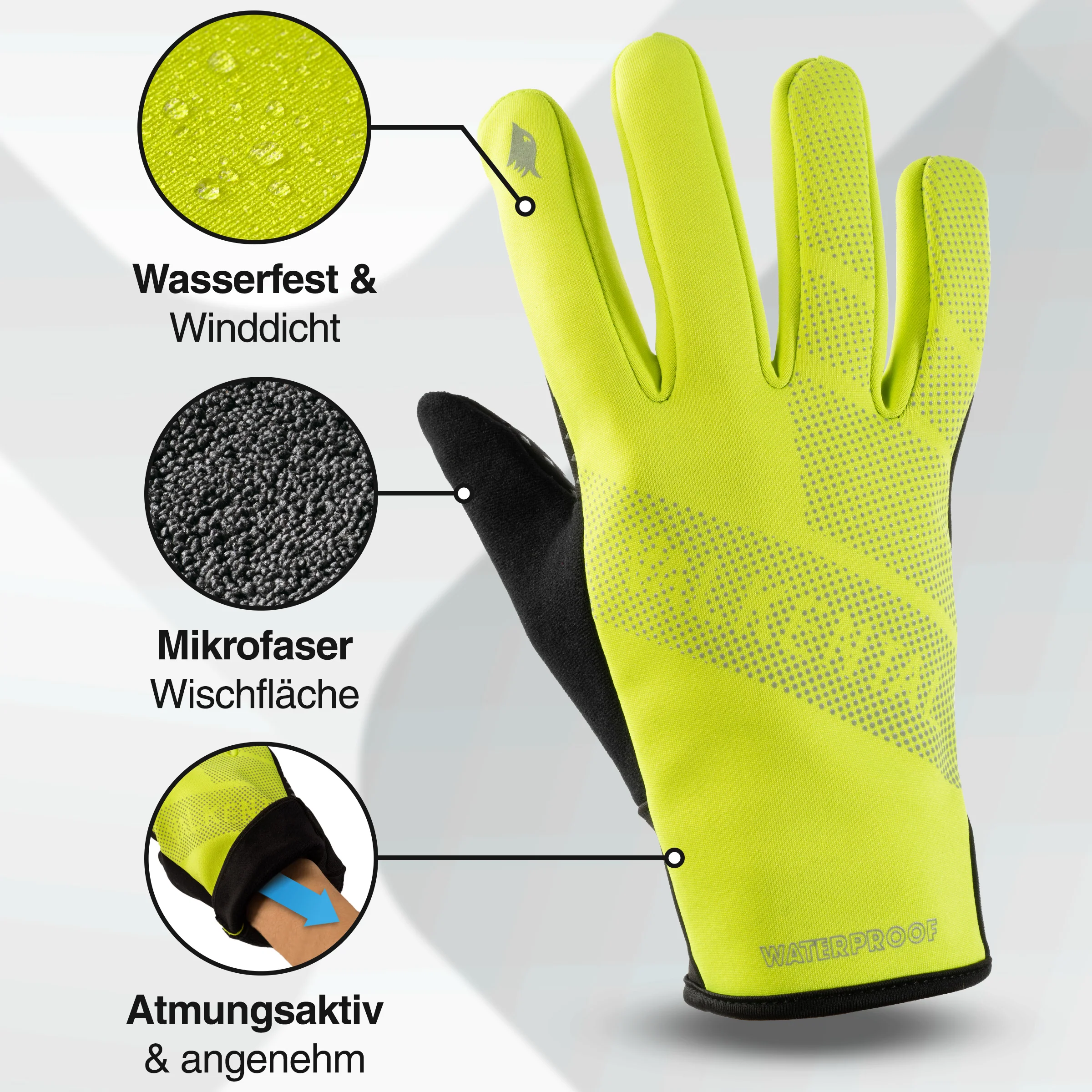 GloRider V2 Flex - Wasserfester Übergangshandschuh mit Grip - Image 11