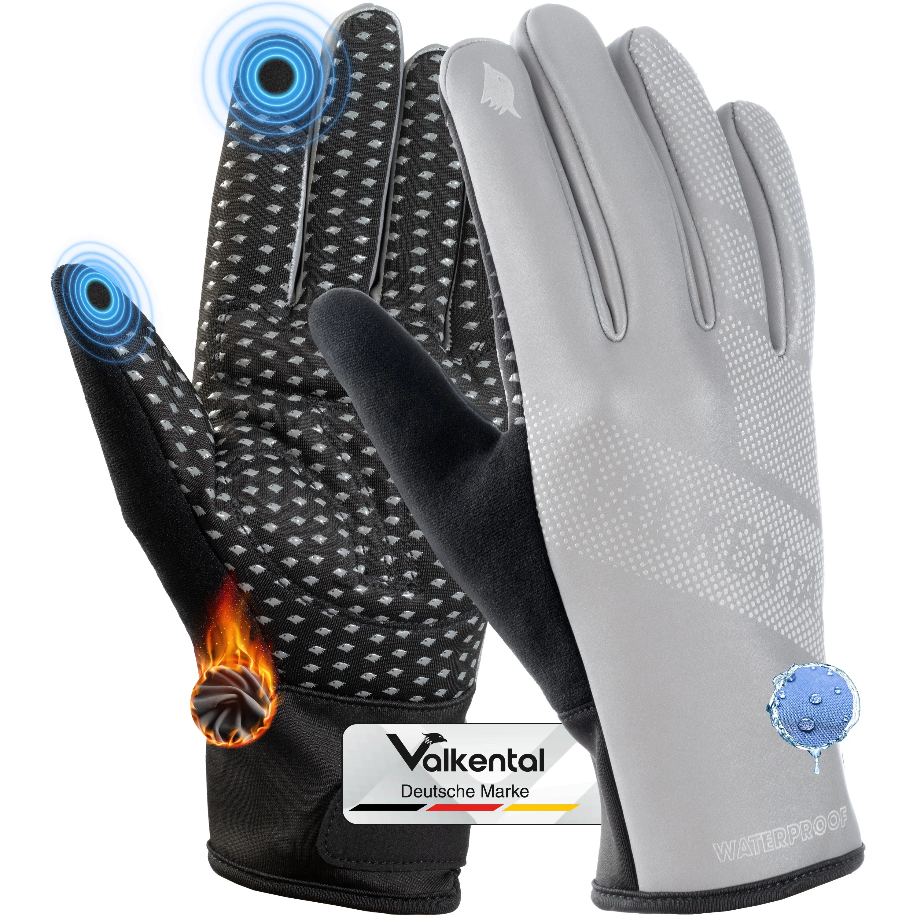 GloRider Flex - Wasserfester Übergangshandschuh mit Grip | Bundle