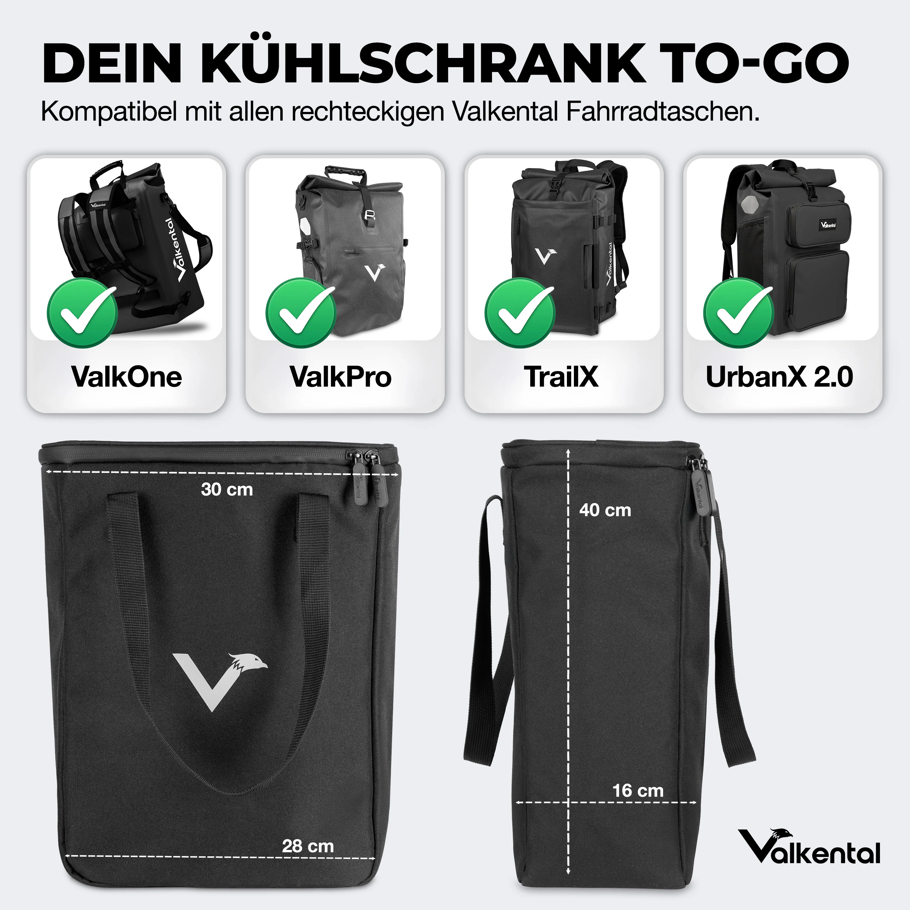 Kühleinsatz-Tasche für Radtaschen - Image 9