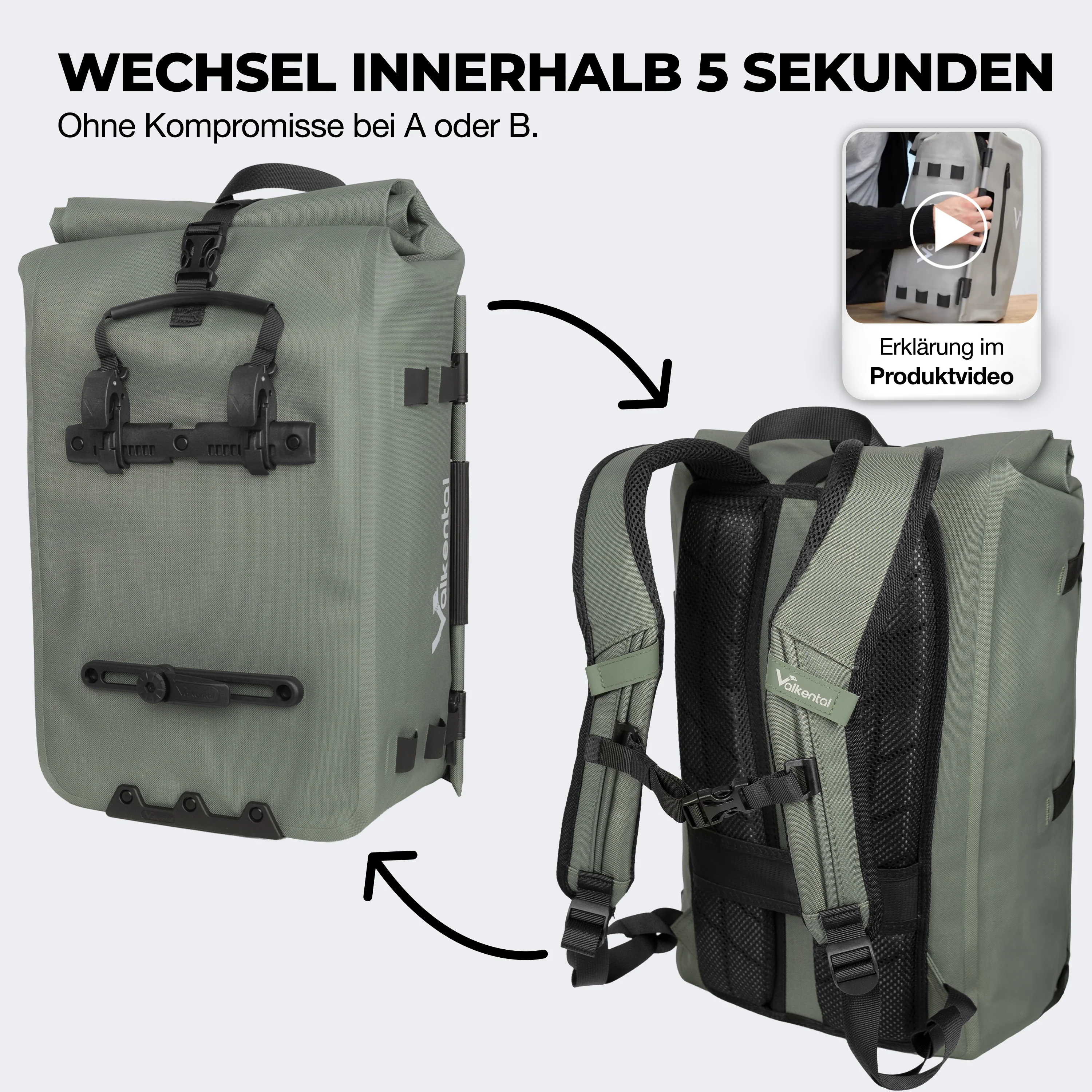NEU: TrailX - 2in1 Fahrradtasche & Rucksack für jeden Untergrund - Image 12