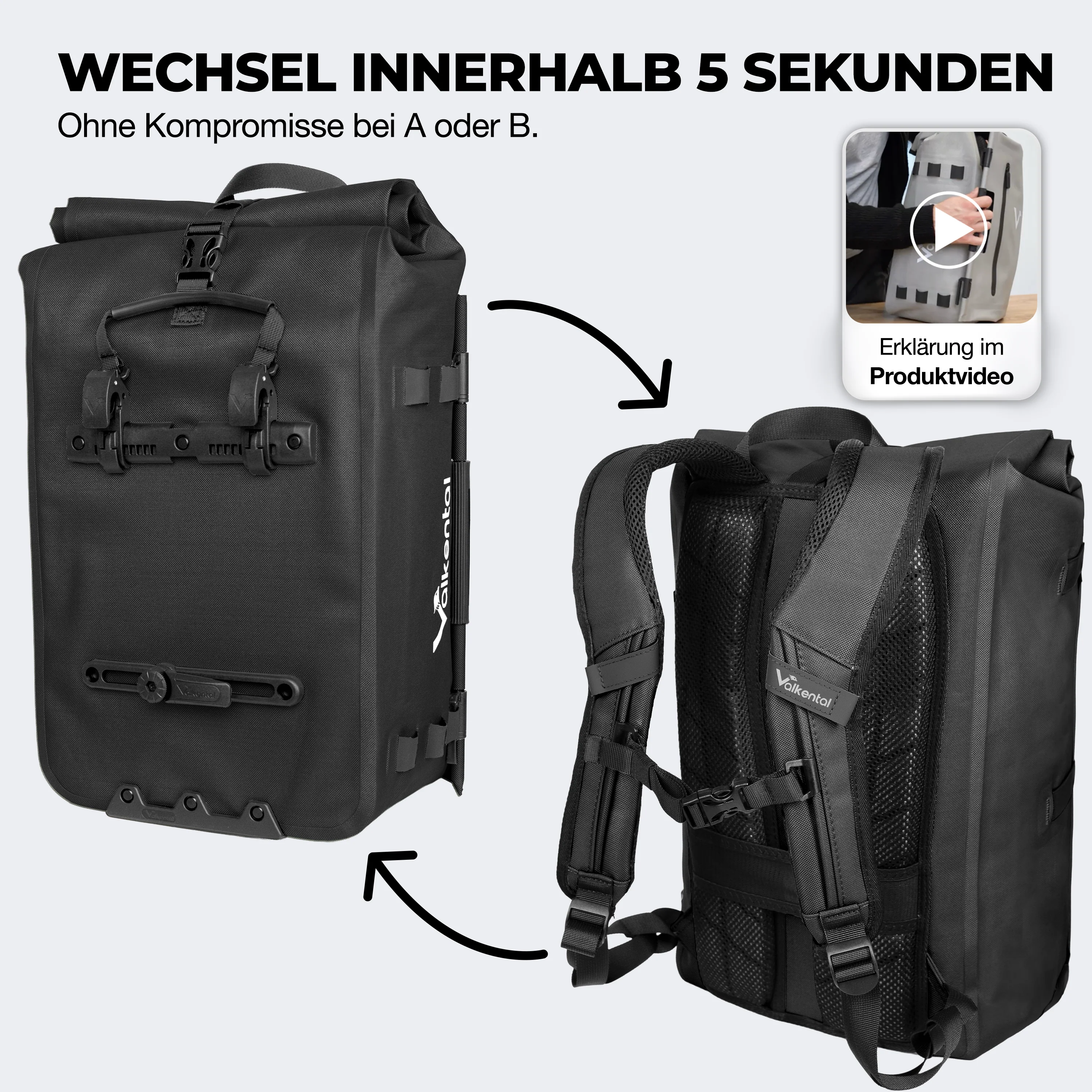 NEU: TrailX - 2in1 Fahrradtasche & Rucksack für jeden Untergrund - Image 19