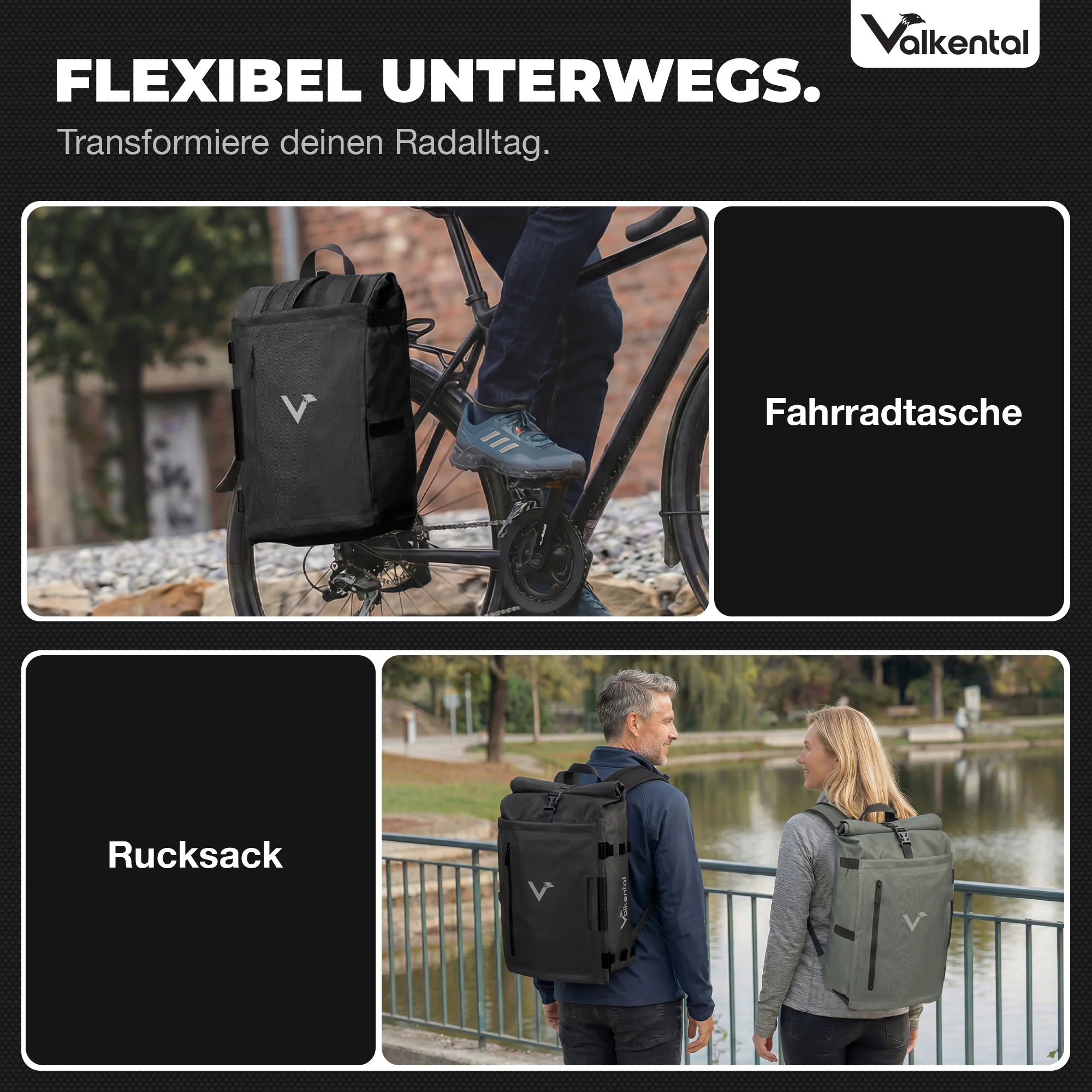 NEU: TrailX - 2in1 Fahrradtasche & Rucksack für jeden Untergrund - Image 31