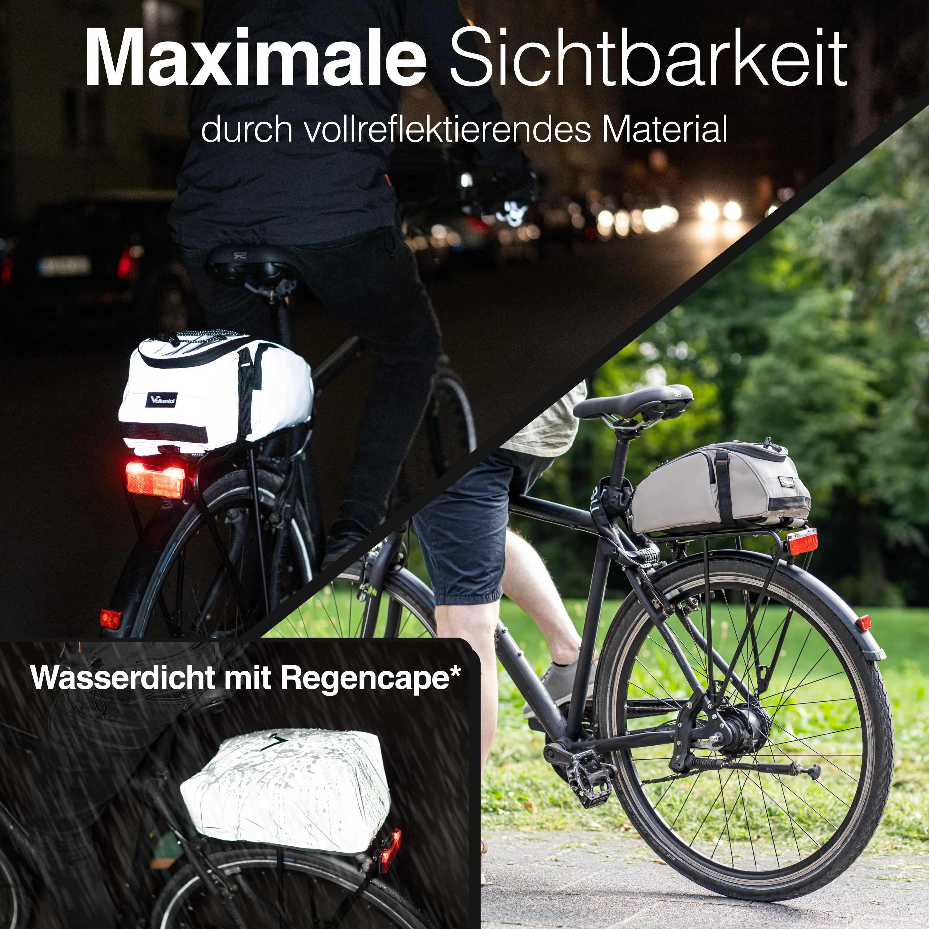 Trunk Bag - Aufliegende Gepäckträgertasche mit Rucksackfunktion - B-Ware - Image 14
