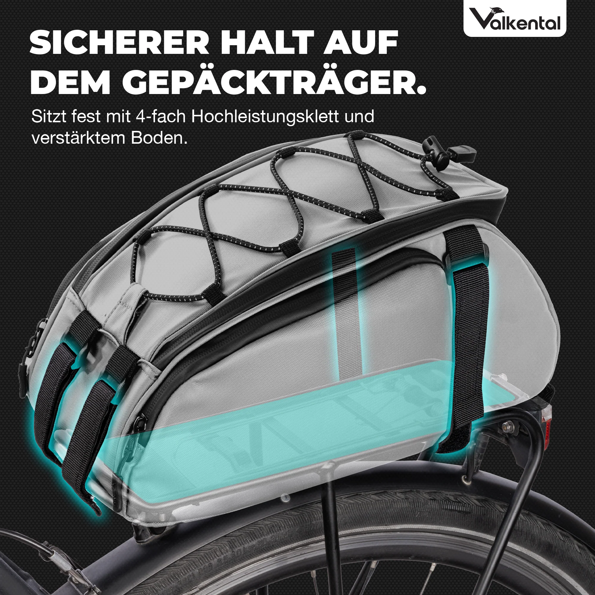 Trunk Bag - Aufliegende Gepäckträgertasche mit Rucksackfunktion - B-Ware - Image 27