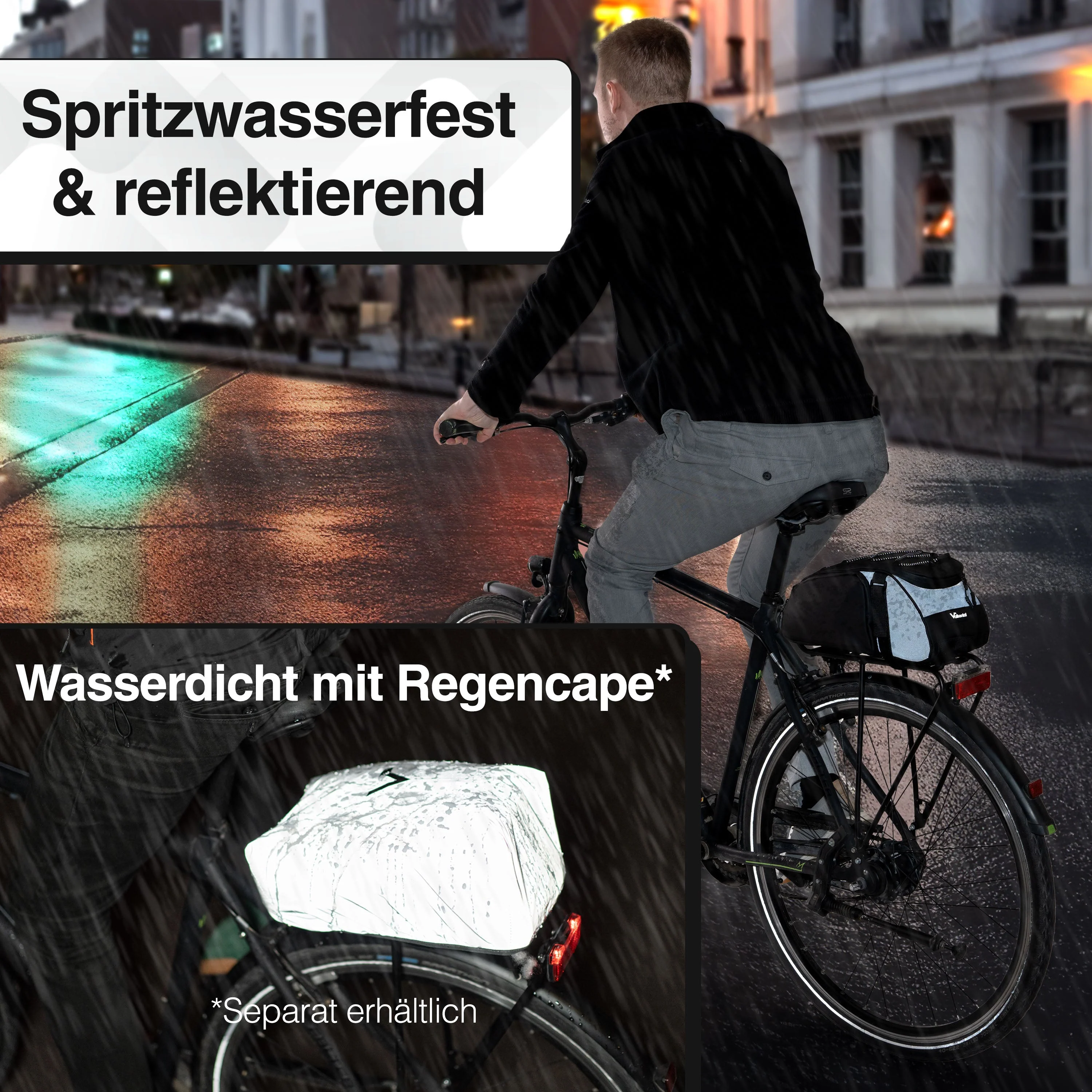 Trunk Bag - Aufliegende Gepäckträgertasche mit Rucksackfunktion | Bundle - Image 18