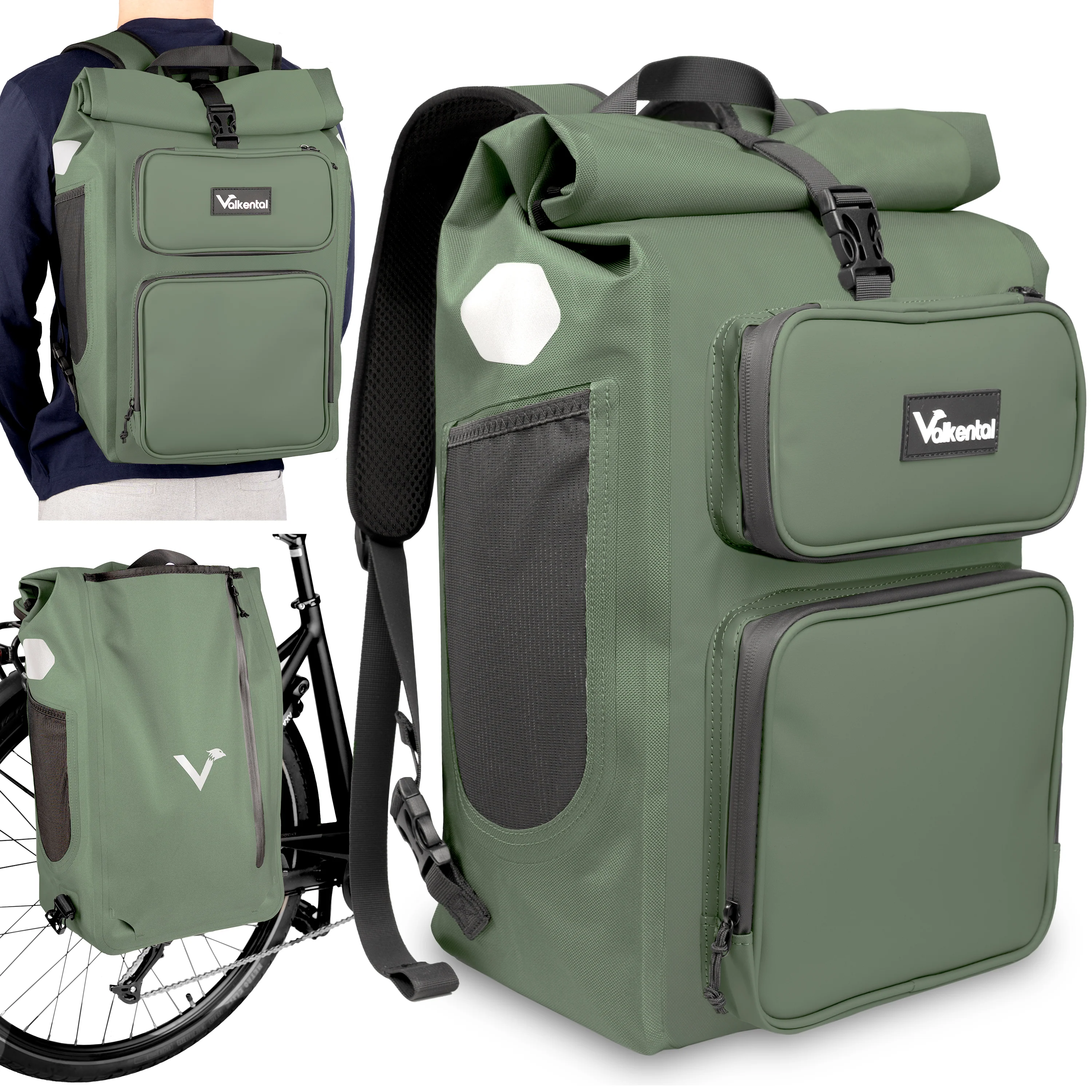 UrbanX 2.0 - 2in1 Fahrradtasche & Rucksack für die Stadt - Image 10