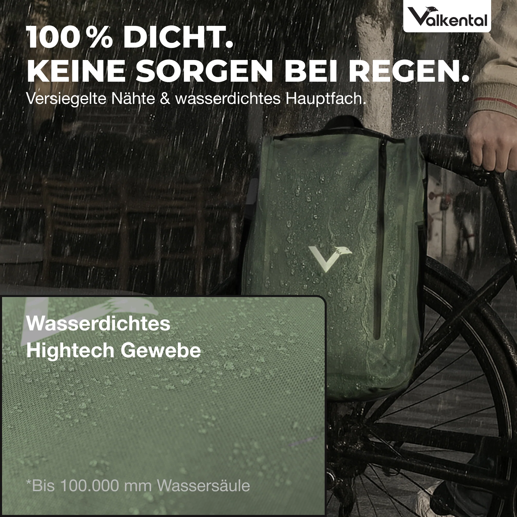 UrbanX 2.0 - 2in1 Fahrradtasche & Rucksack für die Stadt - Image 15