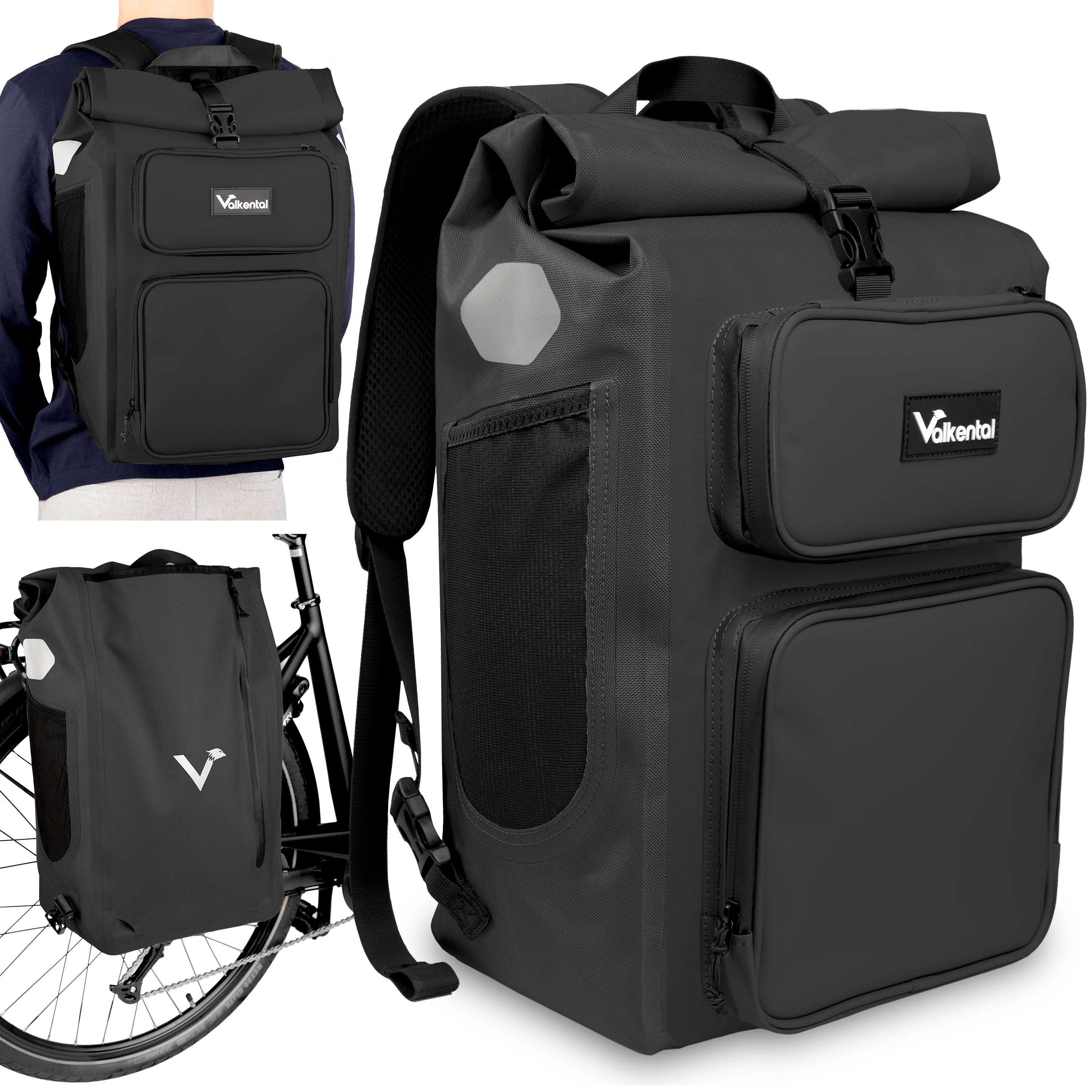 UrbanX 2.0 - 2in1 Fahrradtasche & Rucksack für die Stadt - Image 18