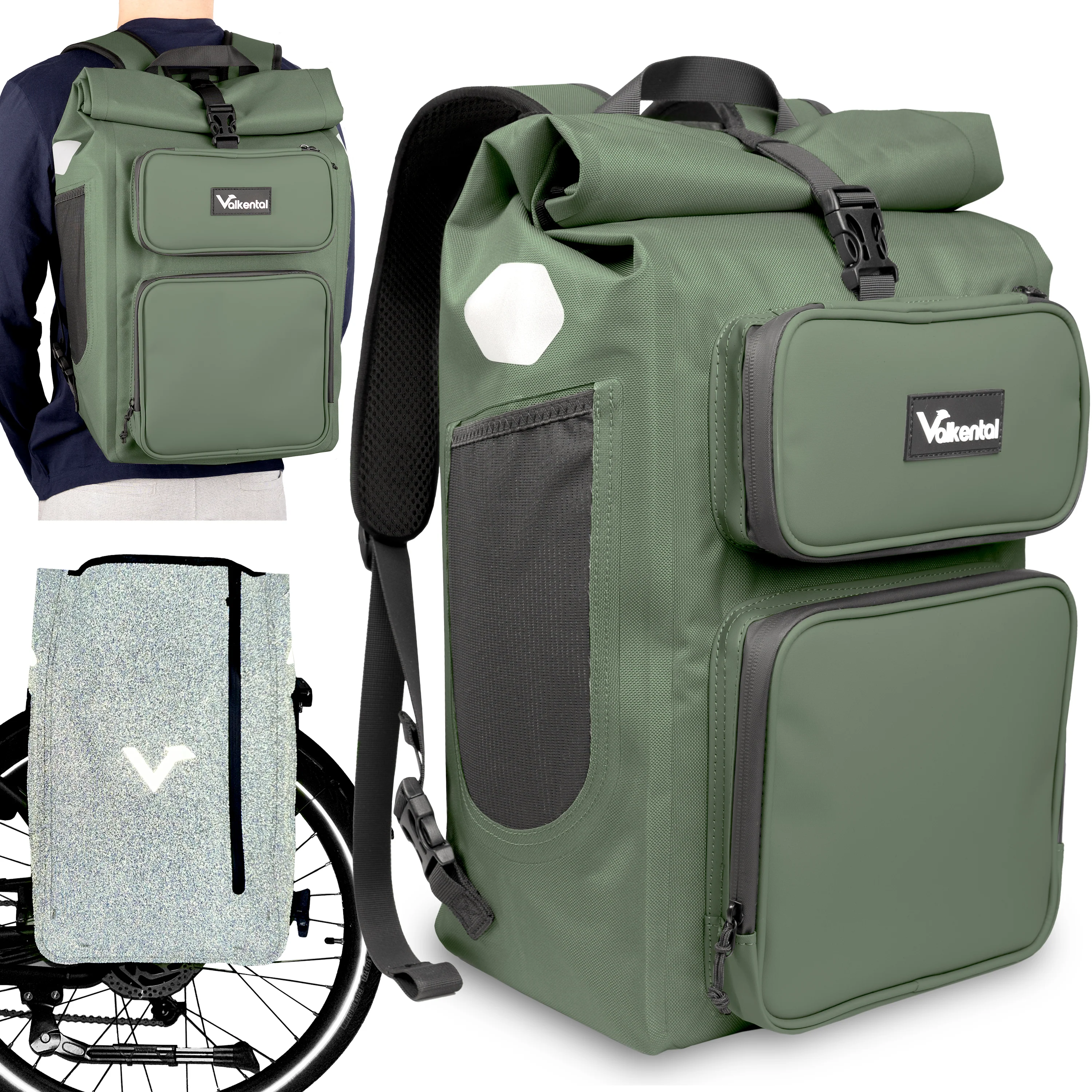 UrbanX 2.0 - 2in1 Fahrradtasche & Rucksack für die Stadt - Image 26