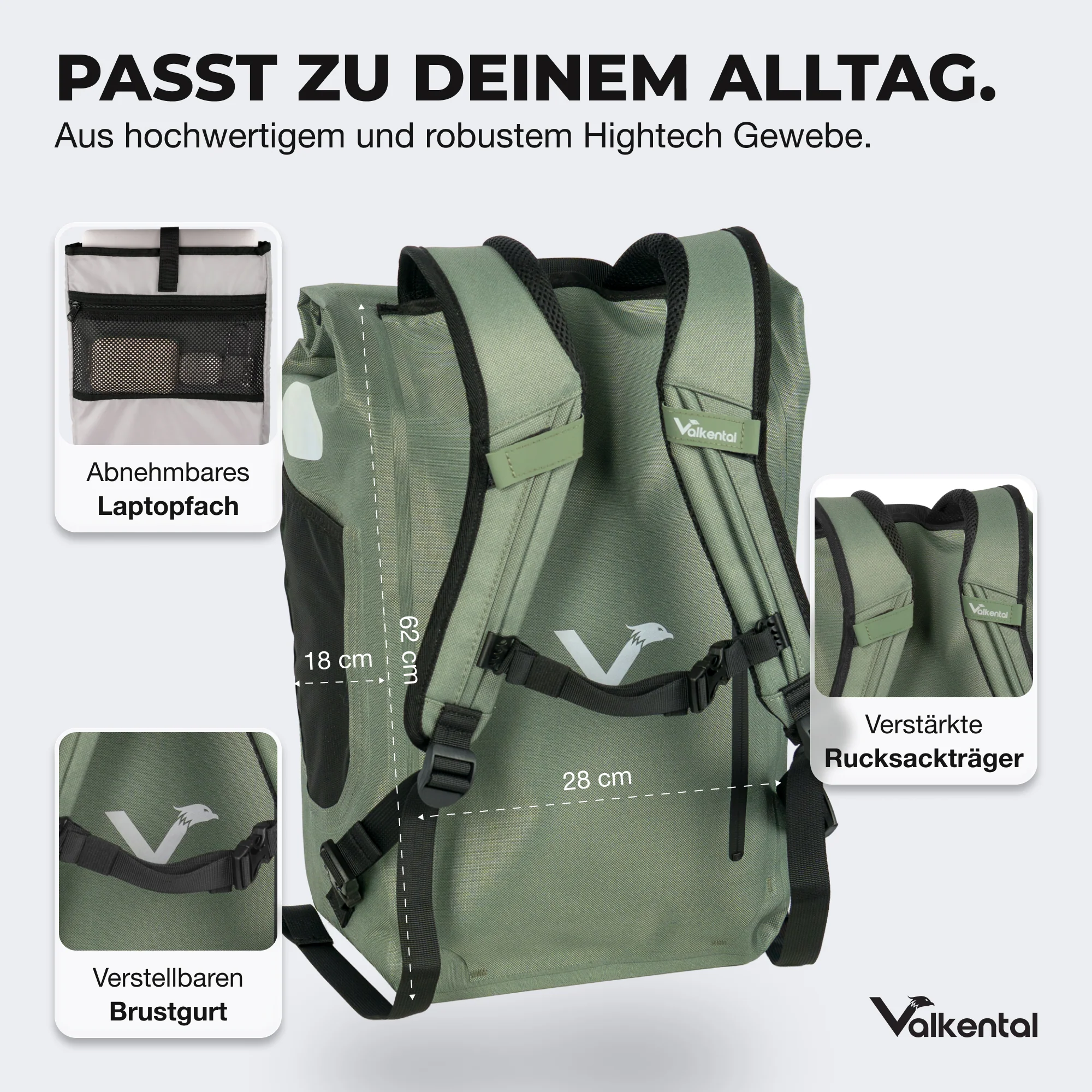 UrbanX 2.0 - 2in1 Fahrradtasche & Rucksack für die Stadt - Image 29