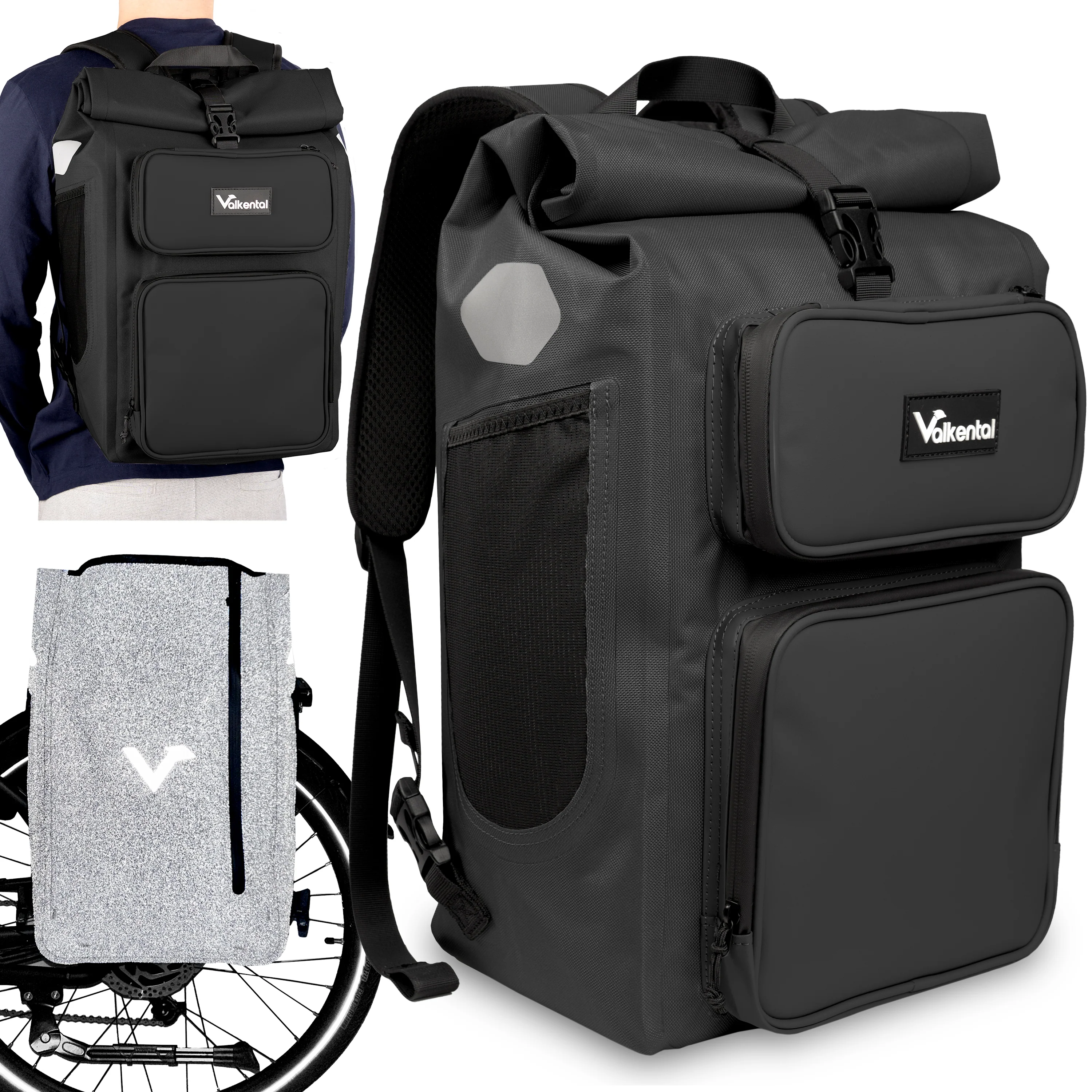 UrbanX 2.0 - 2in1 Fahrradtasche & Rucksack für die Stadt - Image 34