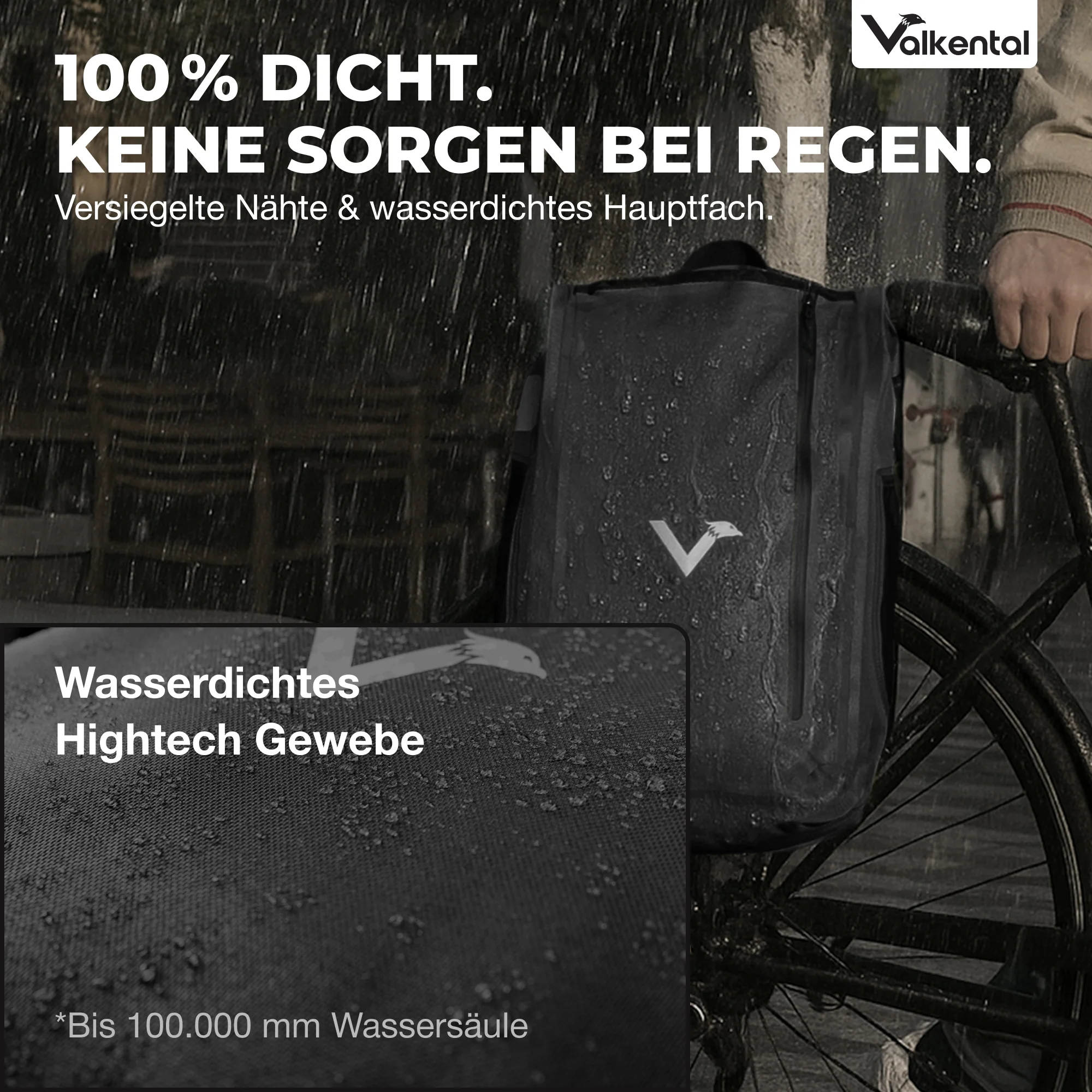 UrbanX 2.0 - 2in1 Fahrradtasche & Rucksack für die Stadt - Image 39