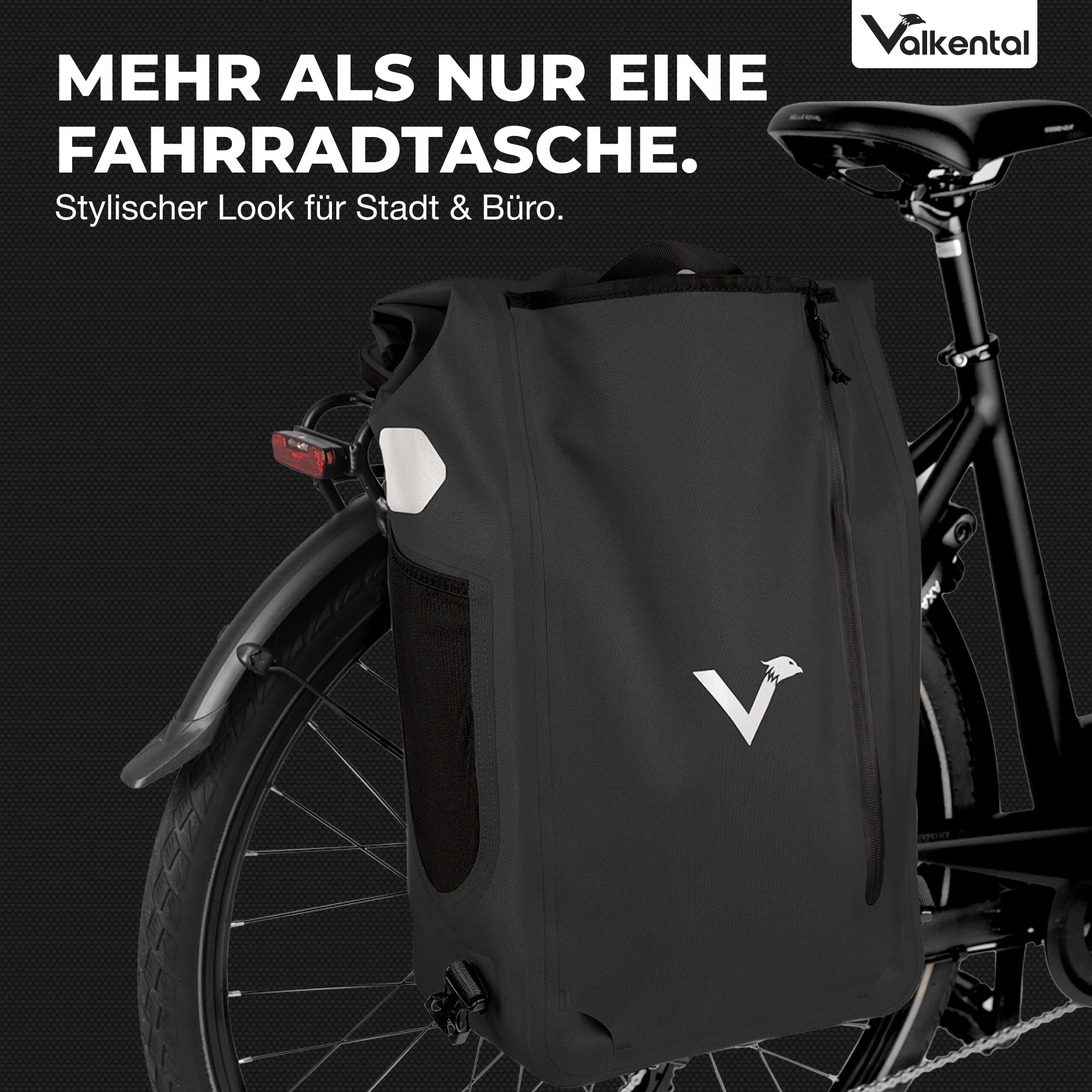 UrbanX 2.0 - 2in1 Fahrradtasche & Rucksack für die Stadt - Image 40