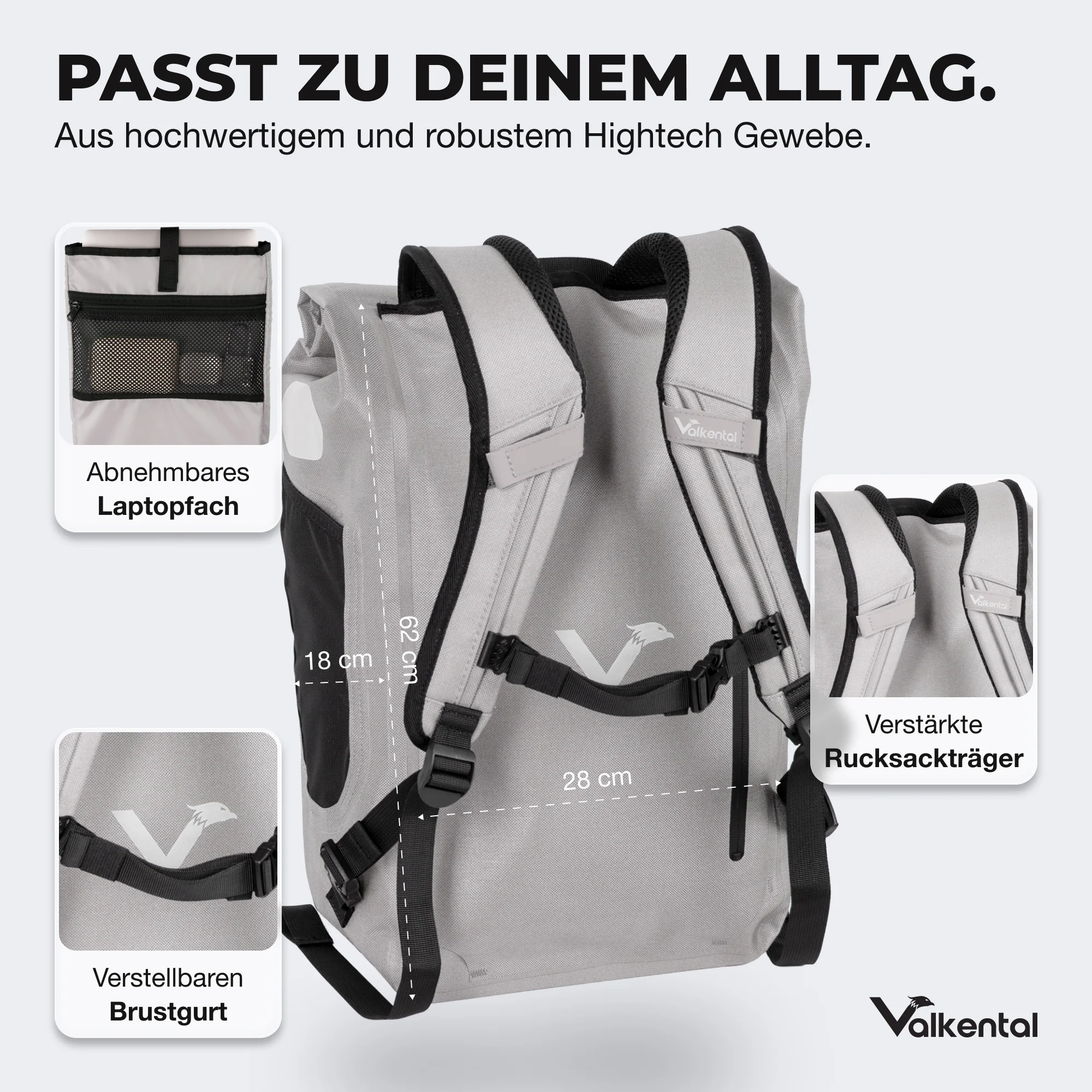 UrbanX 2.0 - 2in1 Fahrradtasche & Rucksack für die Stadt - Image 5