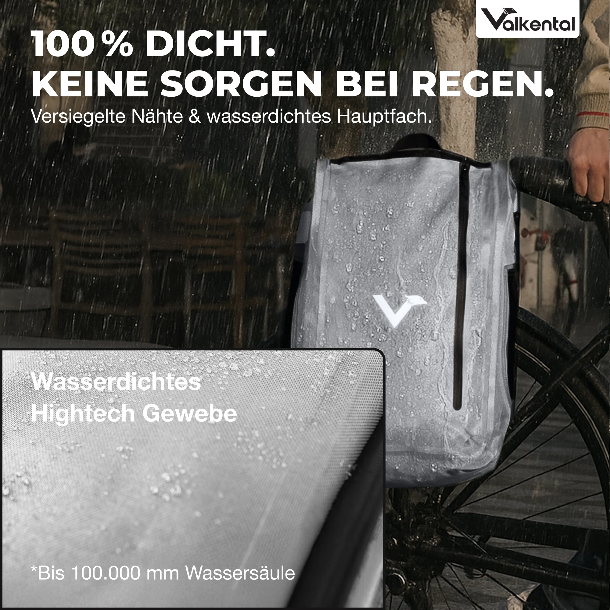 UrbanX 2.0 - 2in1 Fahrradtasche & Rucksack für die Stadt - Image 7