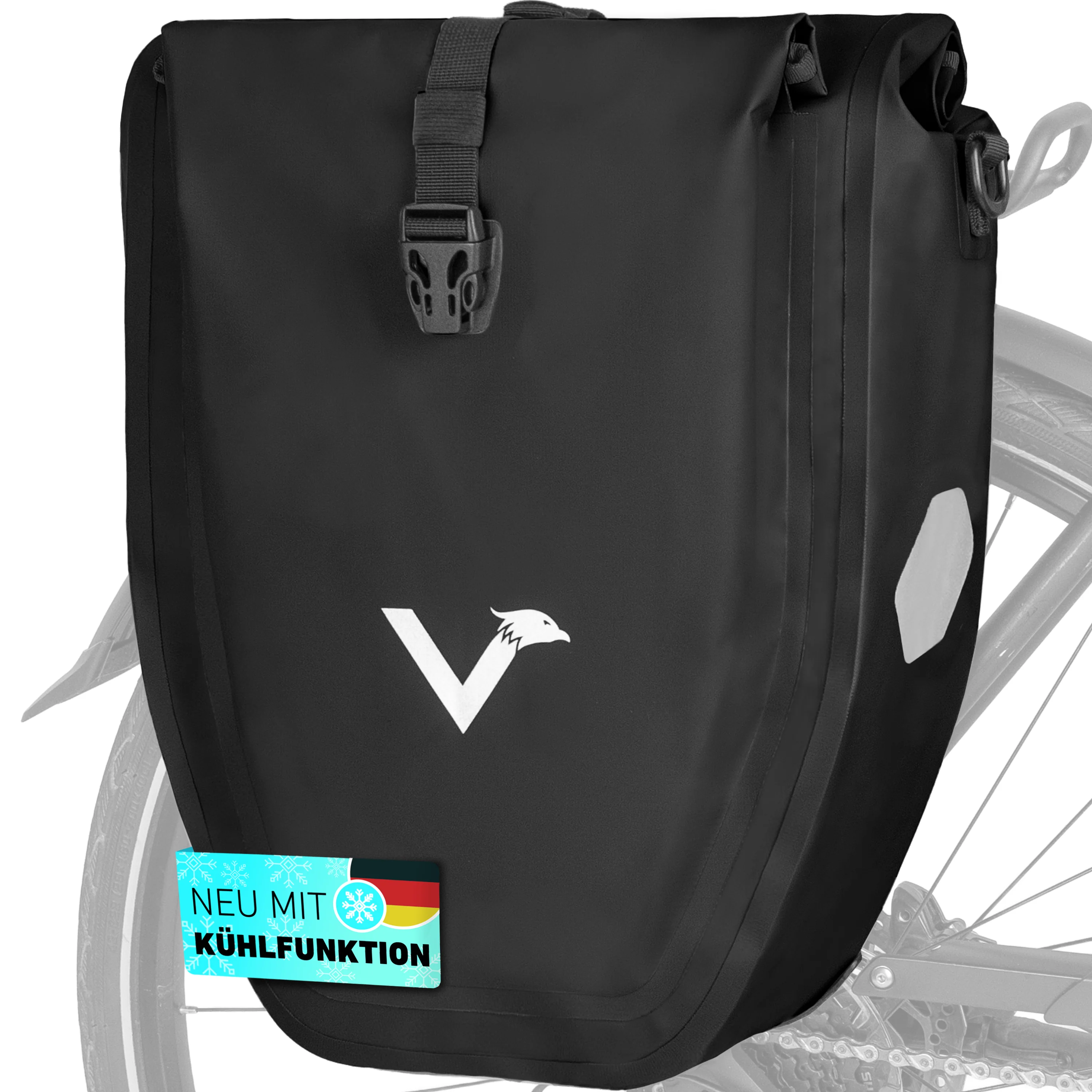 Bike Bag - große & wasserdichte Gepäckträgertasche - B-Ware - Image 165