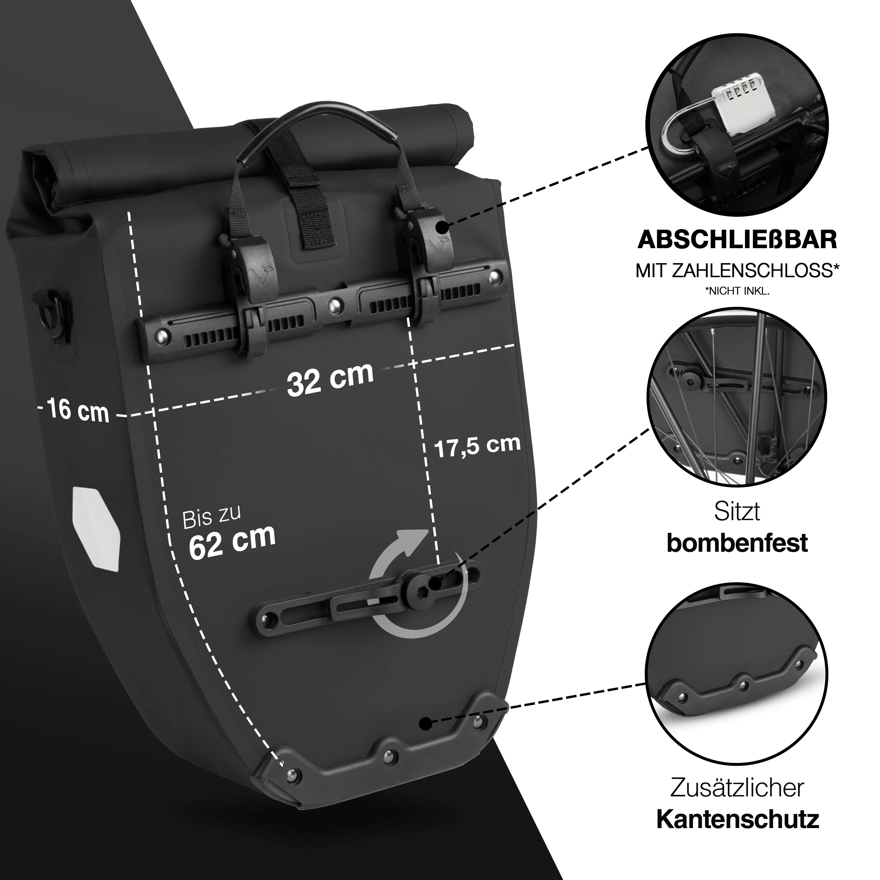 ValkBasic - große & wasserdichte Gepäckträgertasche | Bundle - Image 63