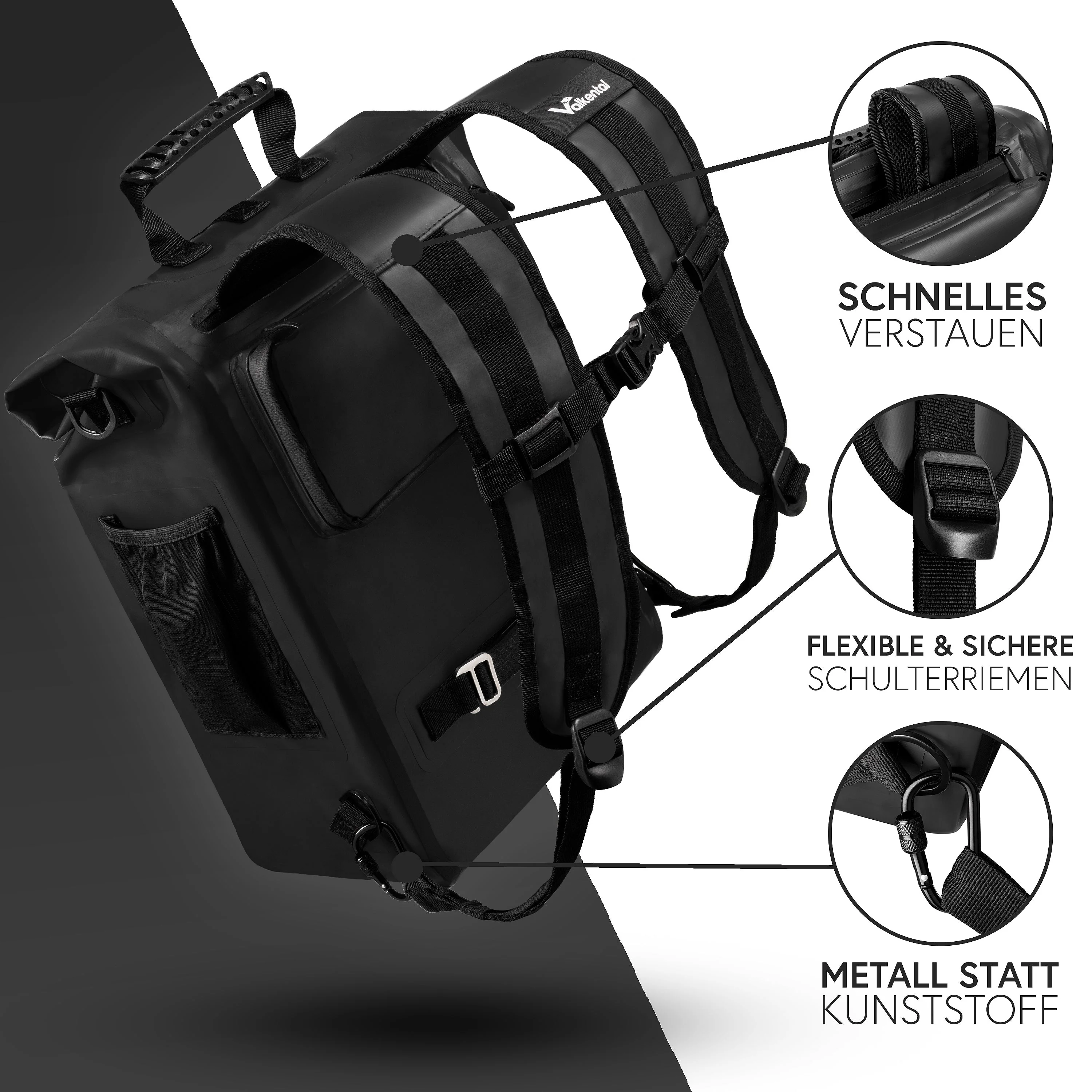 ValkOne 3in1 Fahrradtasche - perfekt für deinen Alltag! - B-WARE - Image 25