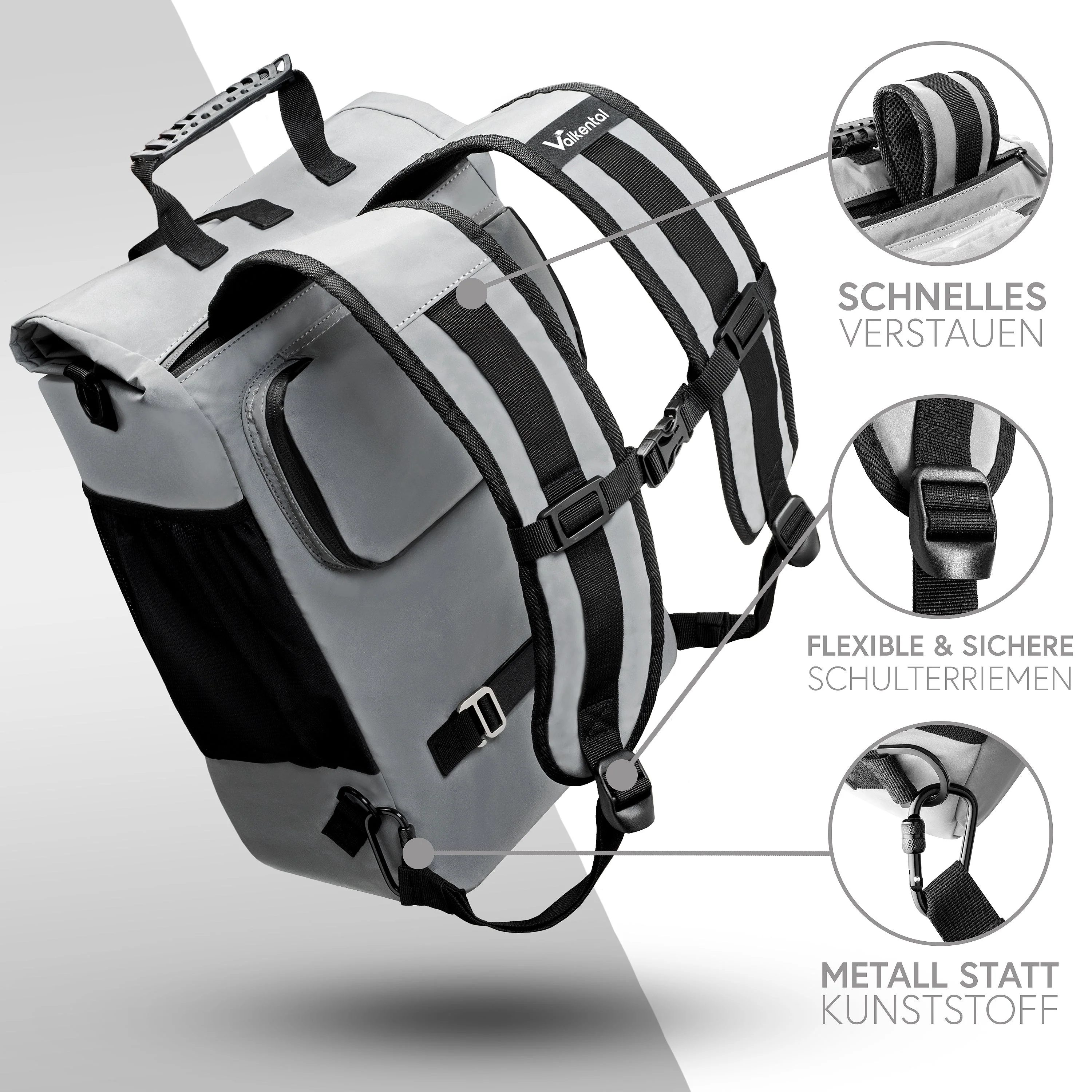 ValkOne 3in1 Fahrradtasche - perfekt für deinen Alltag! | Bundle - Image 22