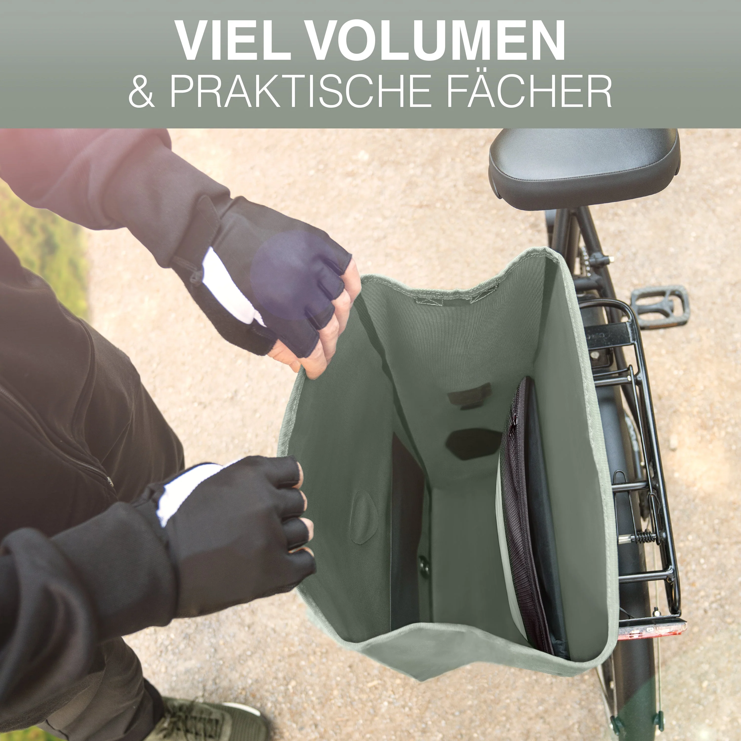 ValkOcean - Praktische & schicke 2in1 Gepäckträgertasche | Bundle - Image 4