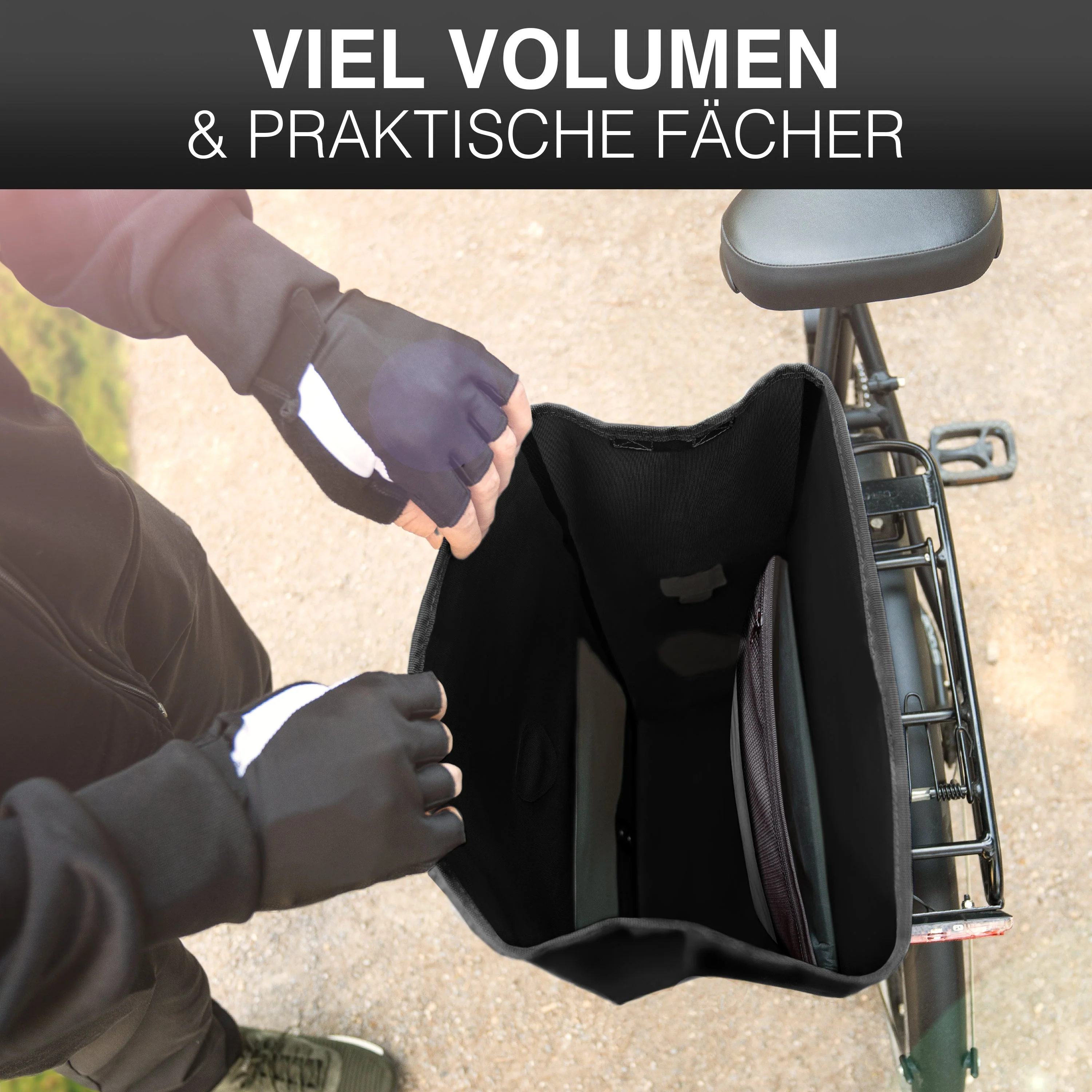 ValkOcean - Praktische & schicke 2in1 Gepäckträgertasche | Bundle - Image 44