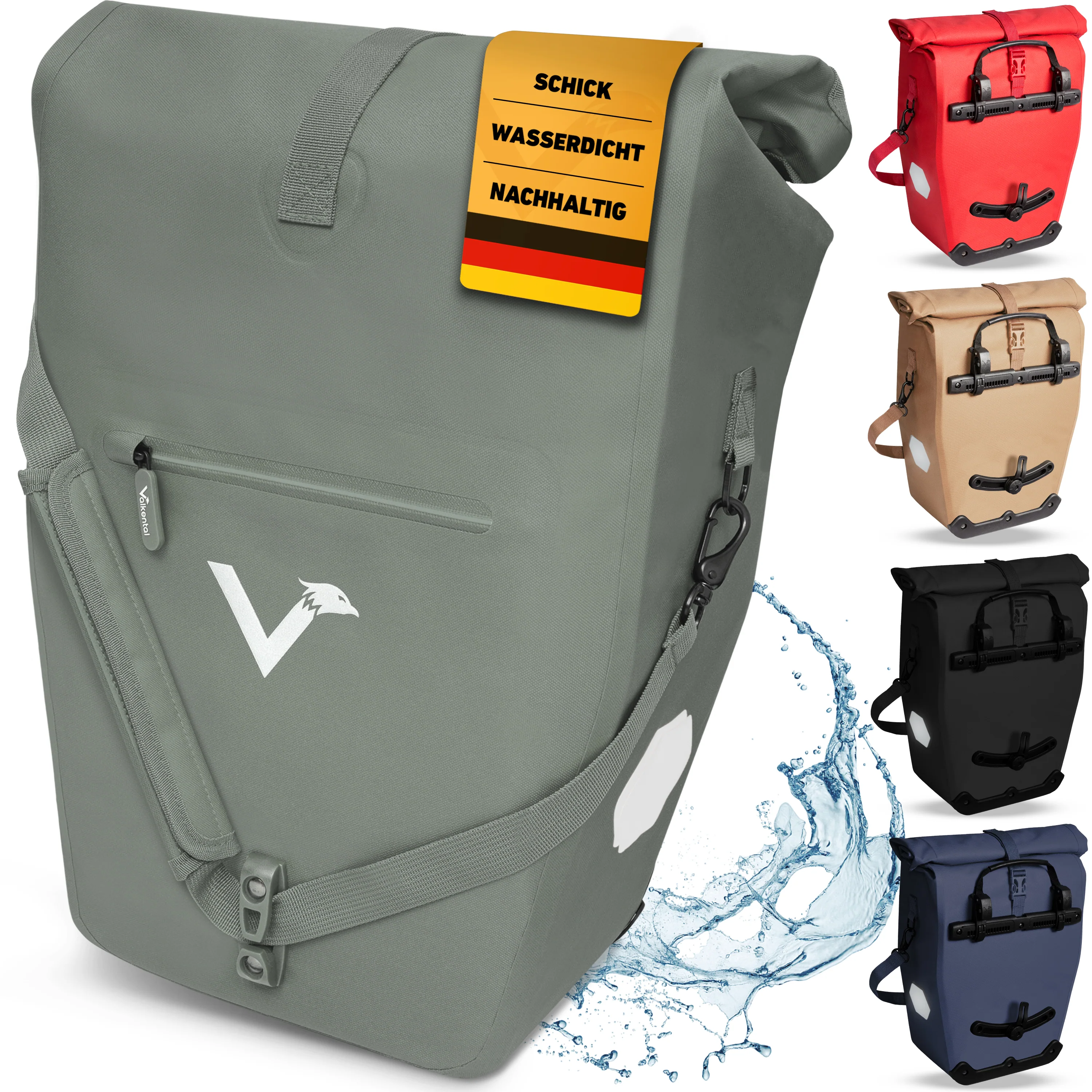 Bike Bag Urban - Praktische 2in1 Gepäckträgertasche im urbanen Look - B-Ware - Image 19