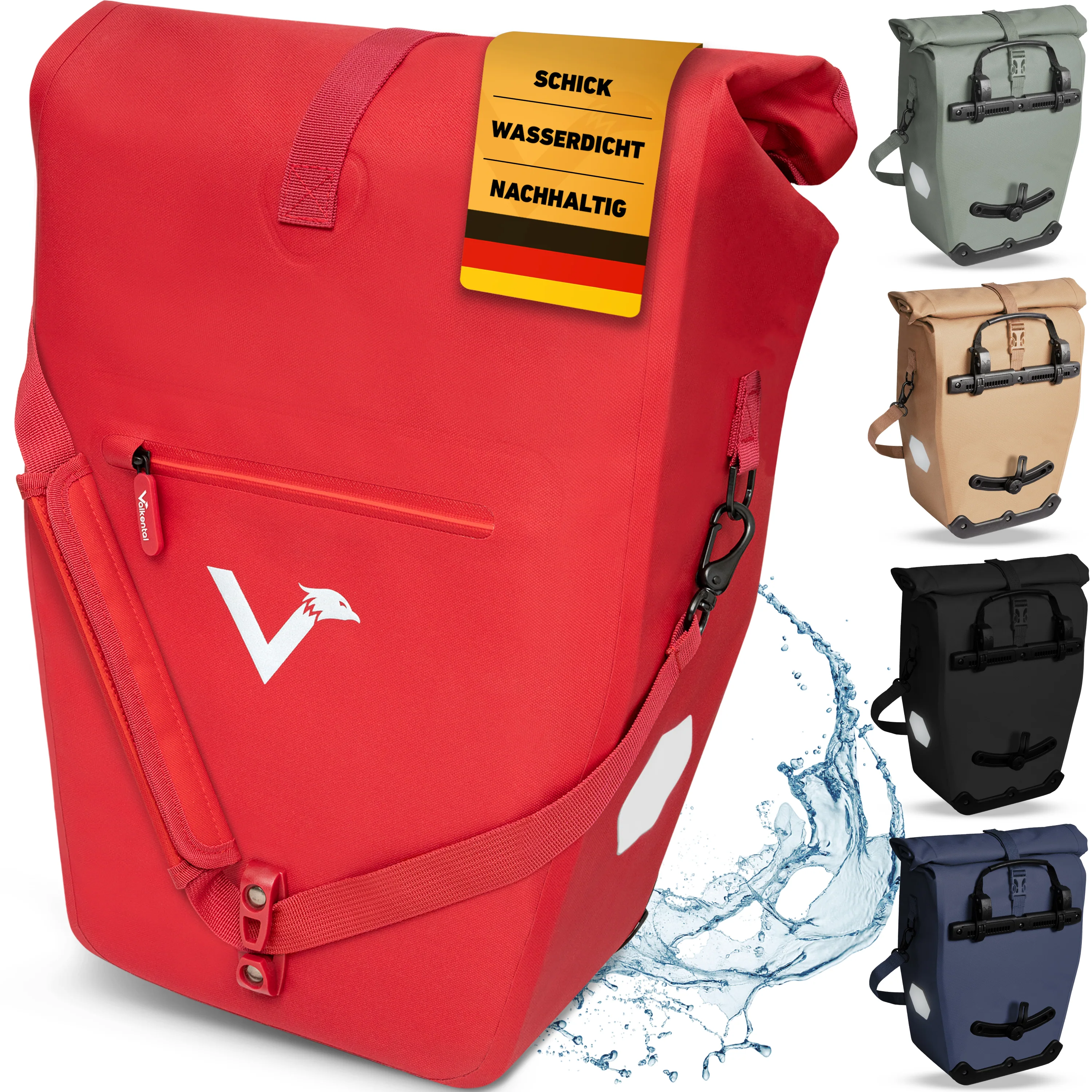 Bike Bag Urban - Praktische 2in1 Gepäckträgertasche im urbanen Look - B-Ware - Image 31