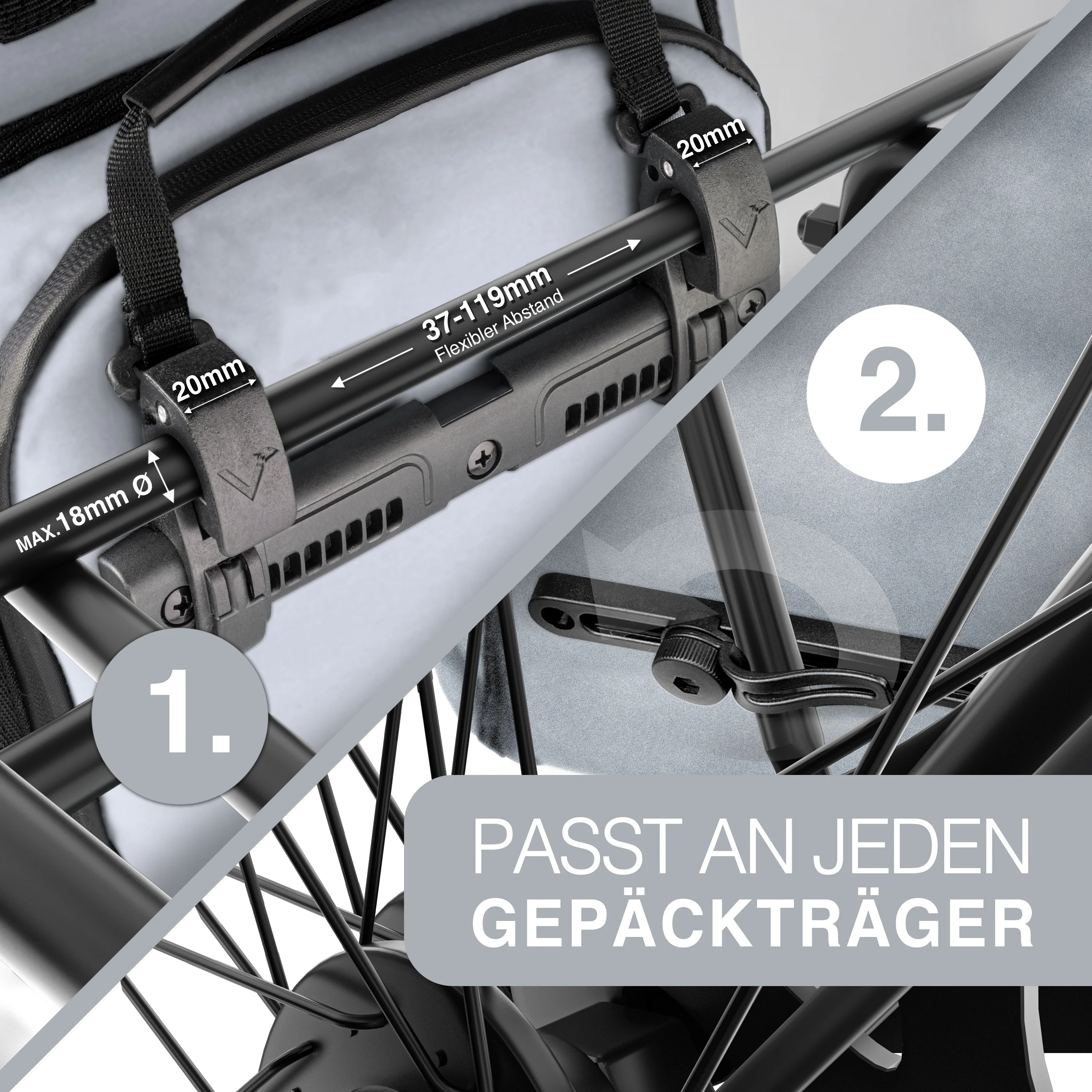 ValkPro 3in1 Fahrradtasche - hochfunktionales Multitalent - Image 17
