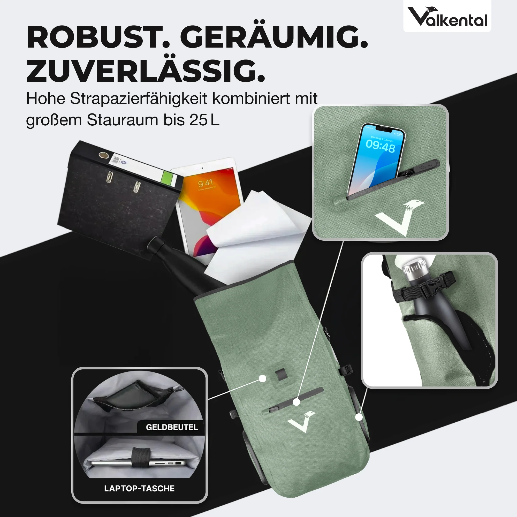 ValkPro 3in1 Fahrradtasche - hochfunktionales Multitalent - Image 47
