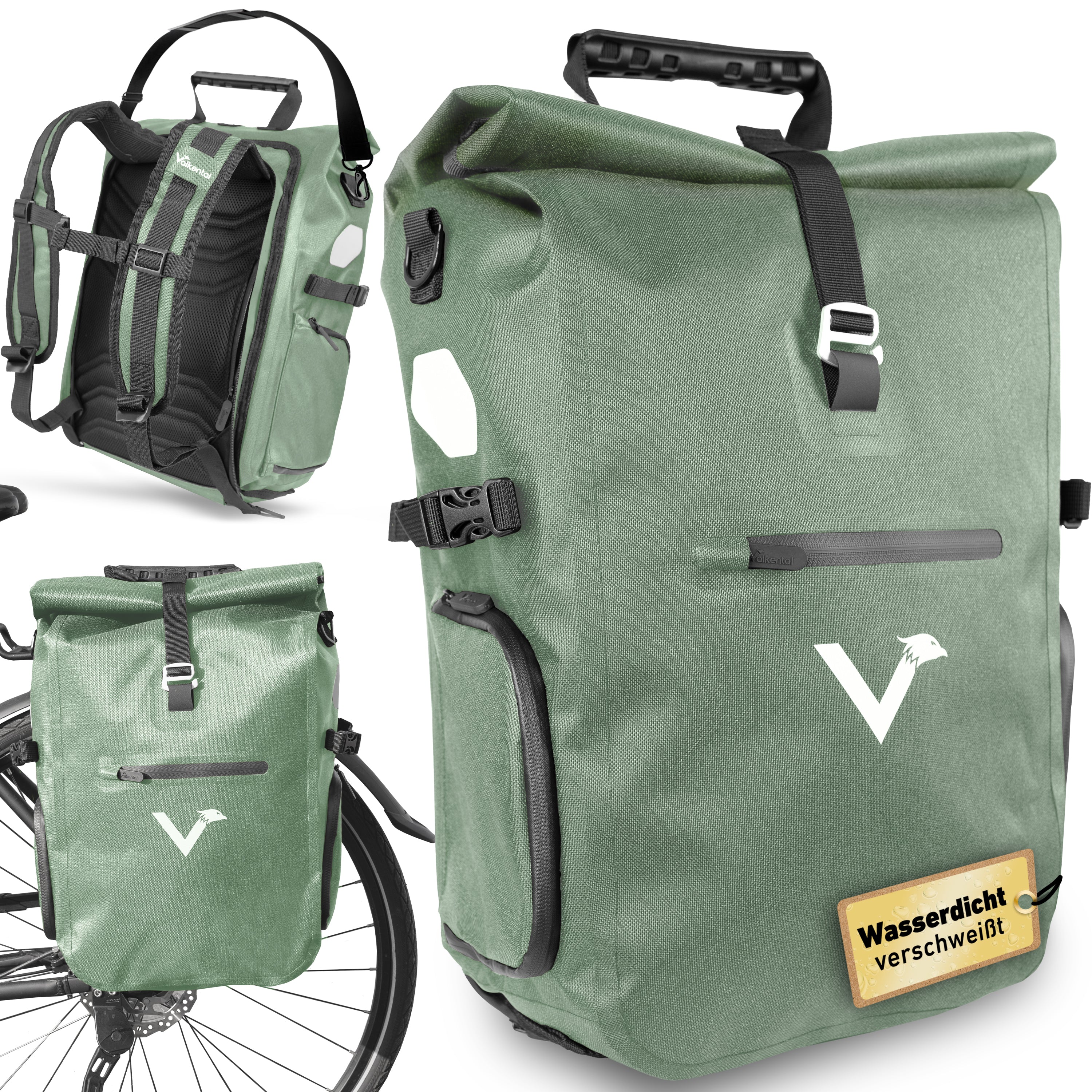 ValkPro 3in1 Fahrradtasche - hochfunktionales Multitalent - B-WARE - Image 28