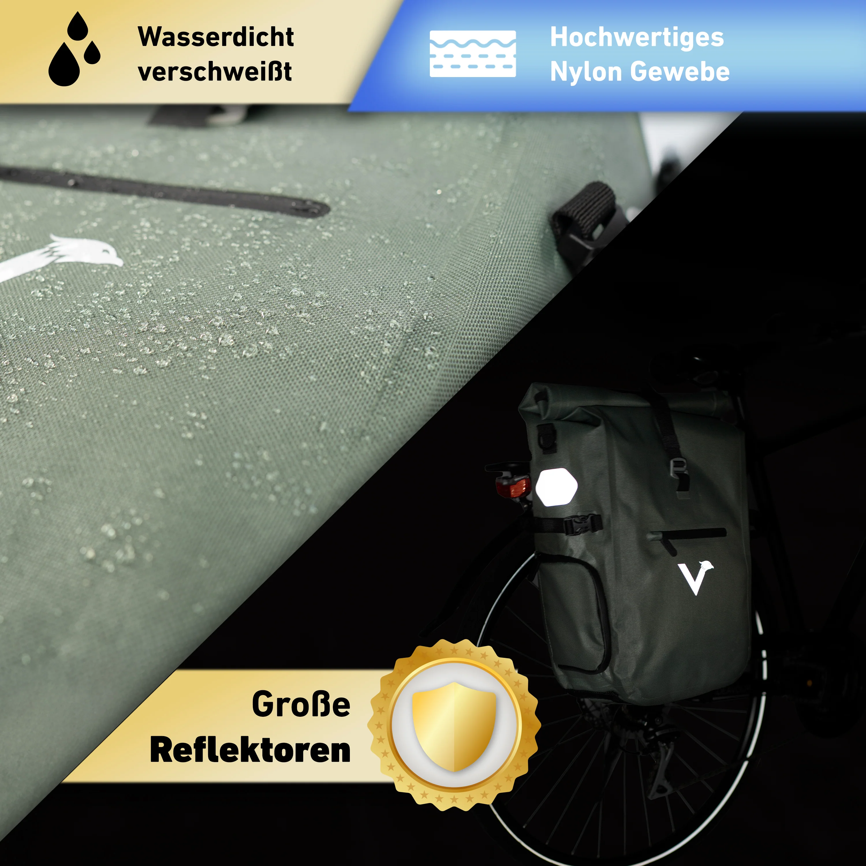 ValkPro 3in1 Fahrradtasche - hochfunktionales Multitalent - B-WARE - Image 29