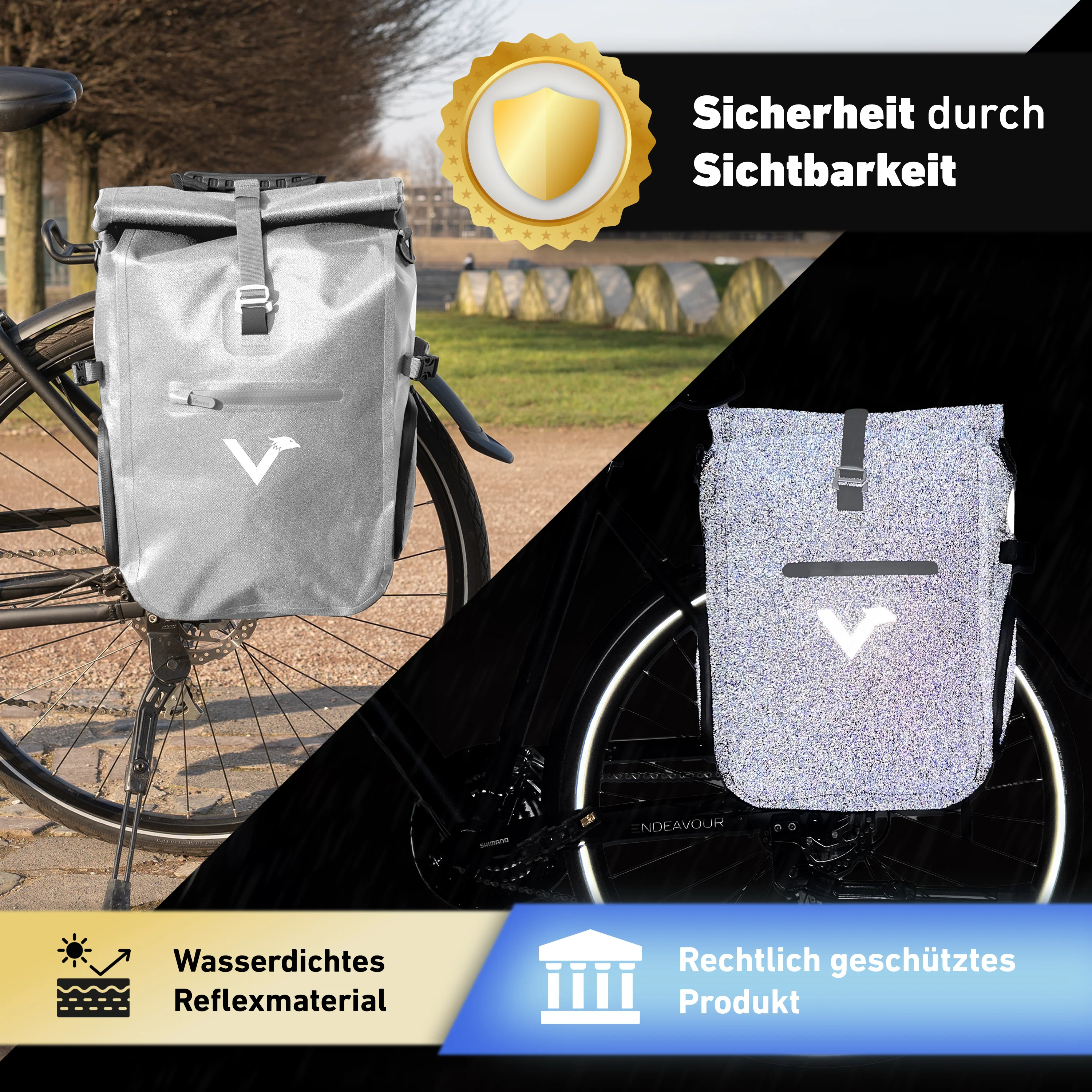 ValkPro 3in1 Fahrradtasche - hochfunktionales Multitalent - B-WARE - Image 35