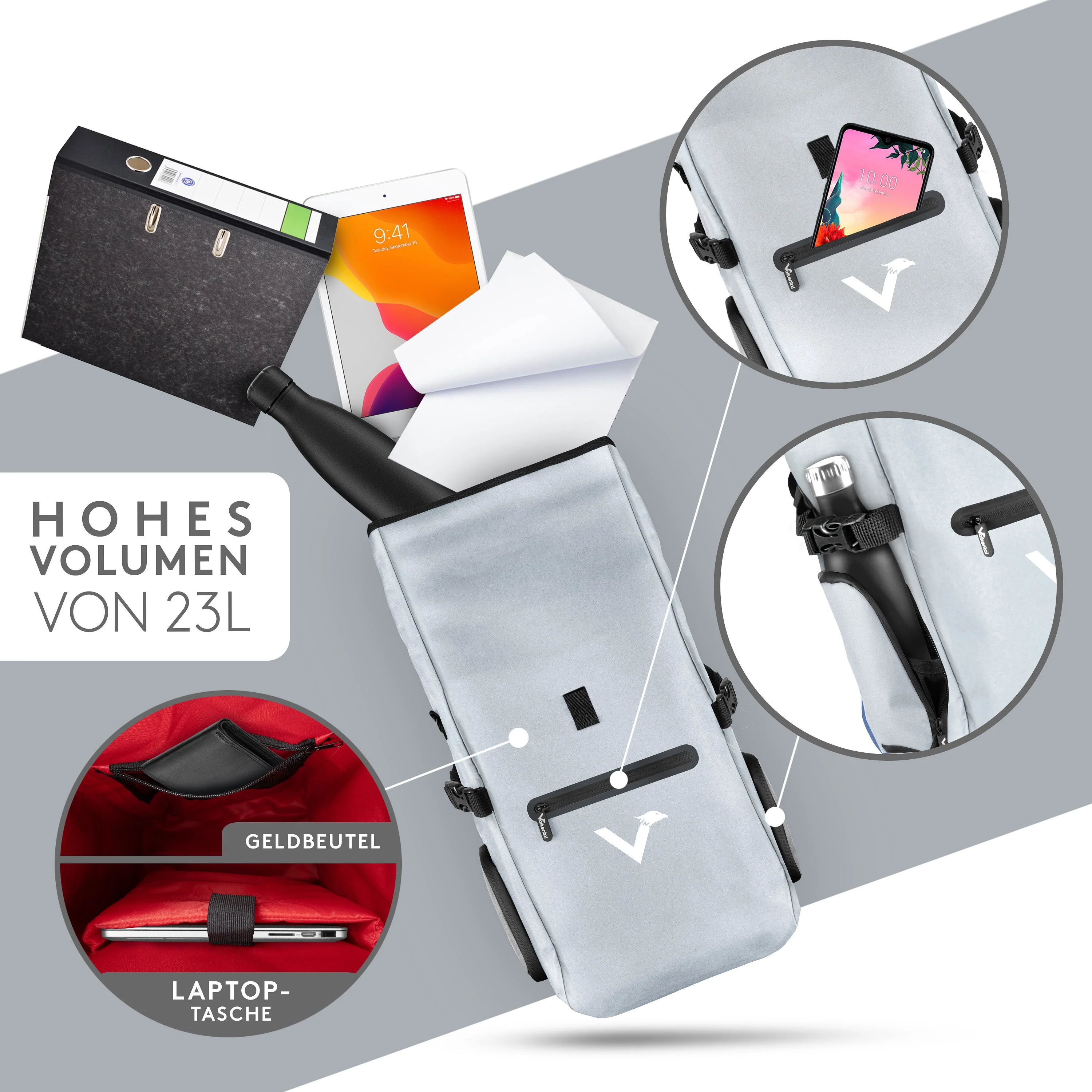 ValkPro 3in1 Fahrradtasche - hochfunktionales Multitalent | Bundle - Image 12